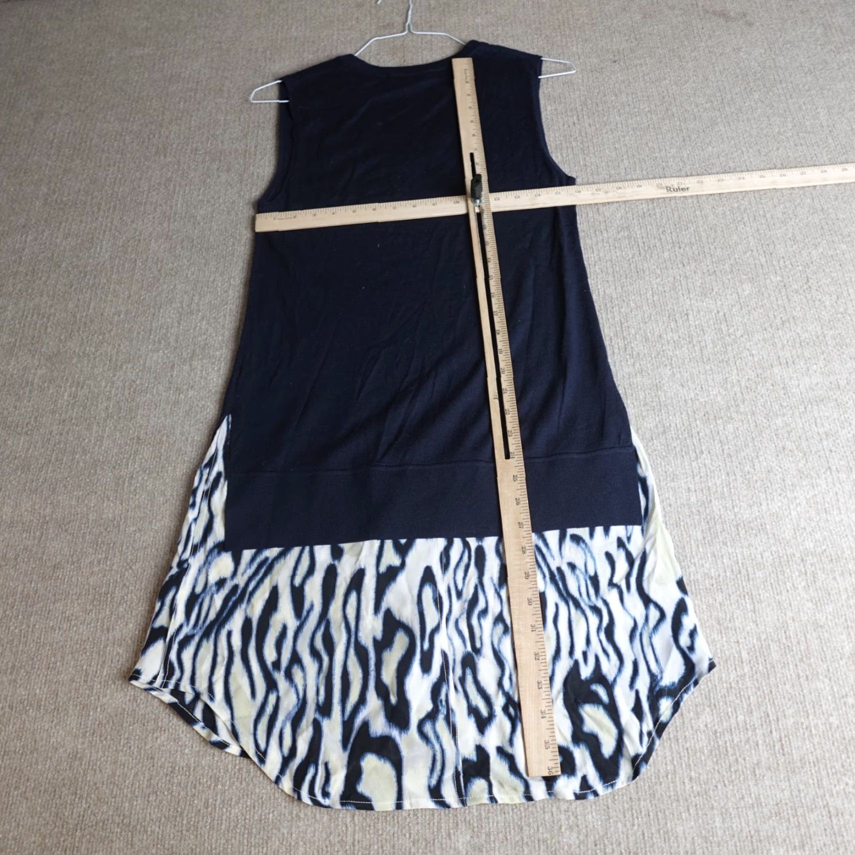 Equipment Equipment Dress Womens Midi Blue Sweater Wool Silk Blend Crew Neck Short Sleeve Size M / US 6-8 / IT 42-44 - 4 Thumbnail