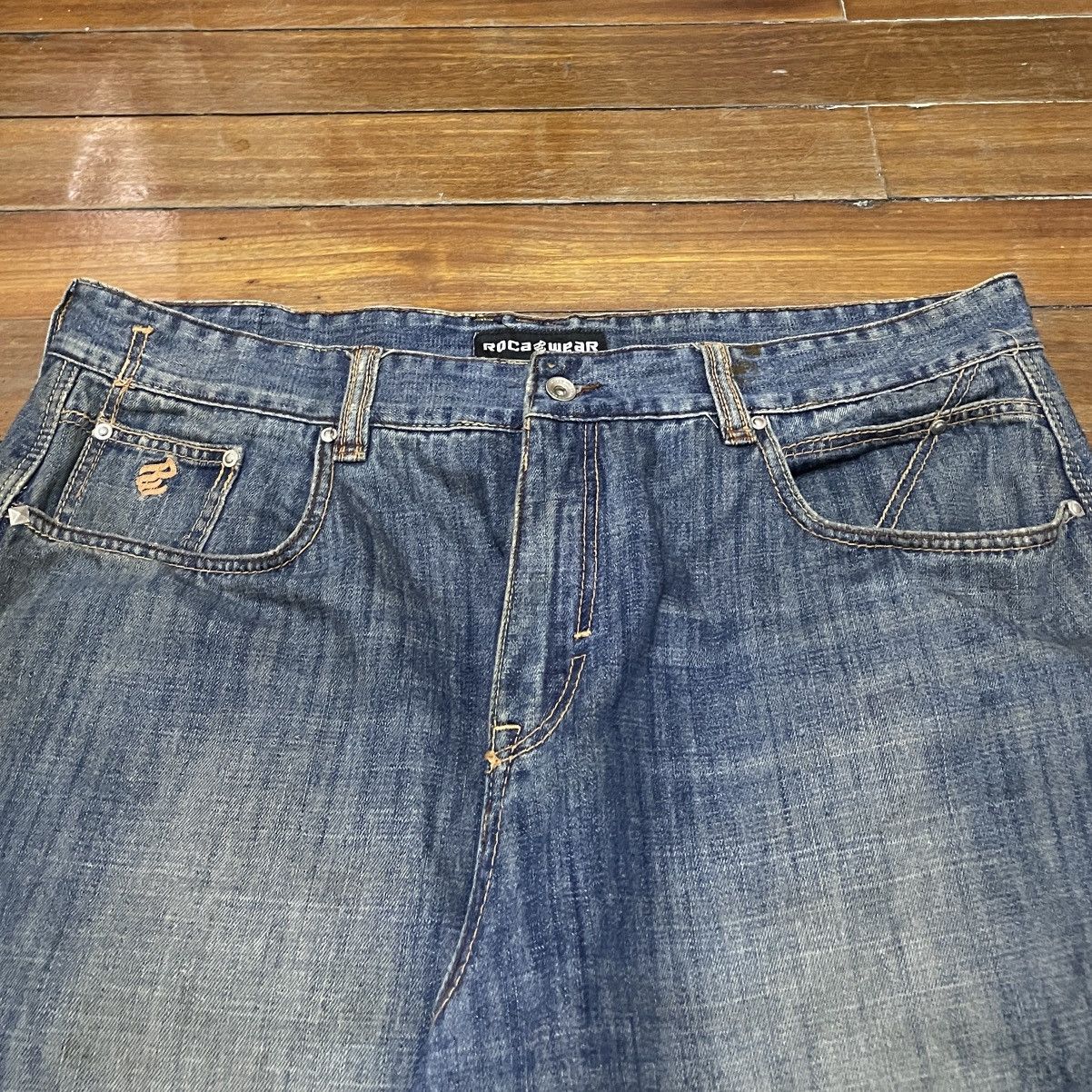 Rocawear × Vintage Rare Design Vintage Rocawear Oversized Baggy Jeans 2000s Size US 42 / EU 58 - 3 Thumbnail