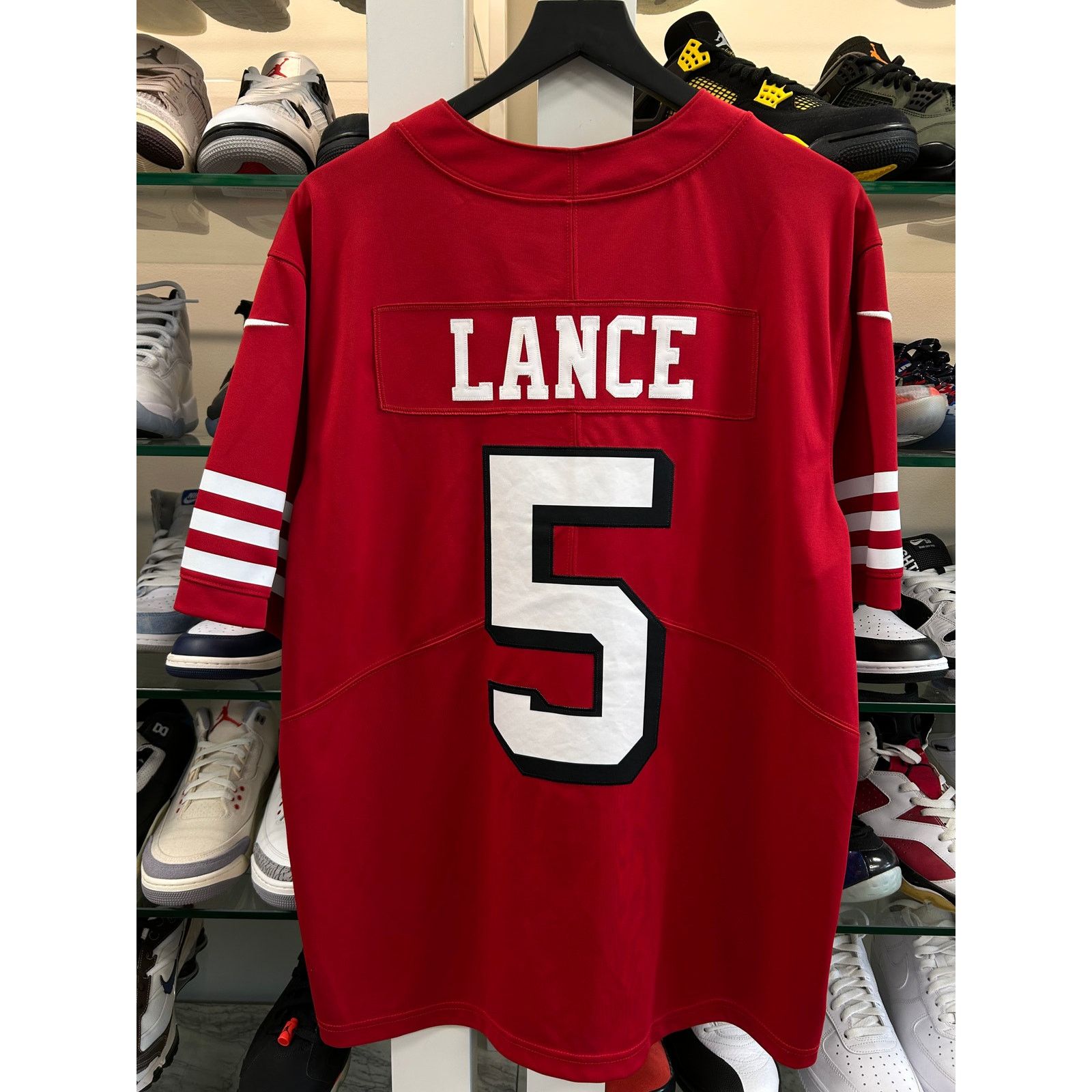 Nike Trey Lance #5 San Francisco 49ers Nike Jersey XL B15 Size US XL / EU 56 / 4 - 6 Thumbnail
