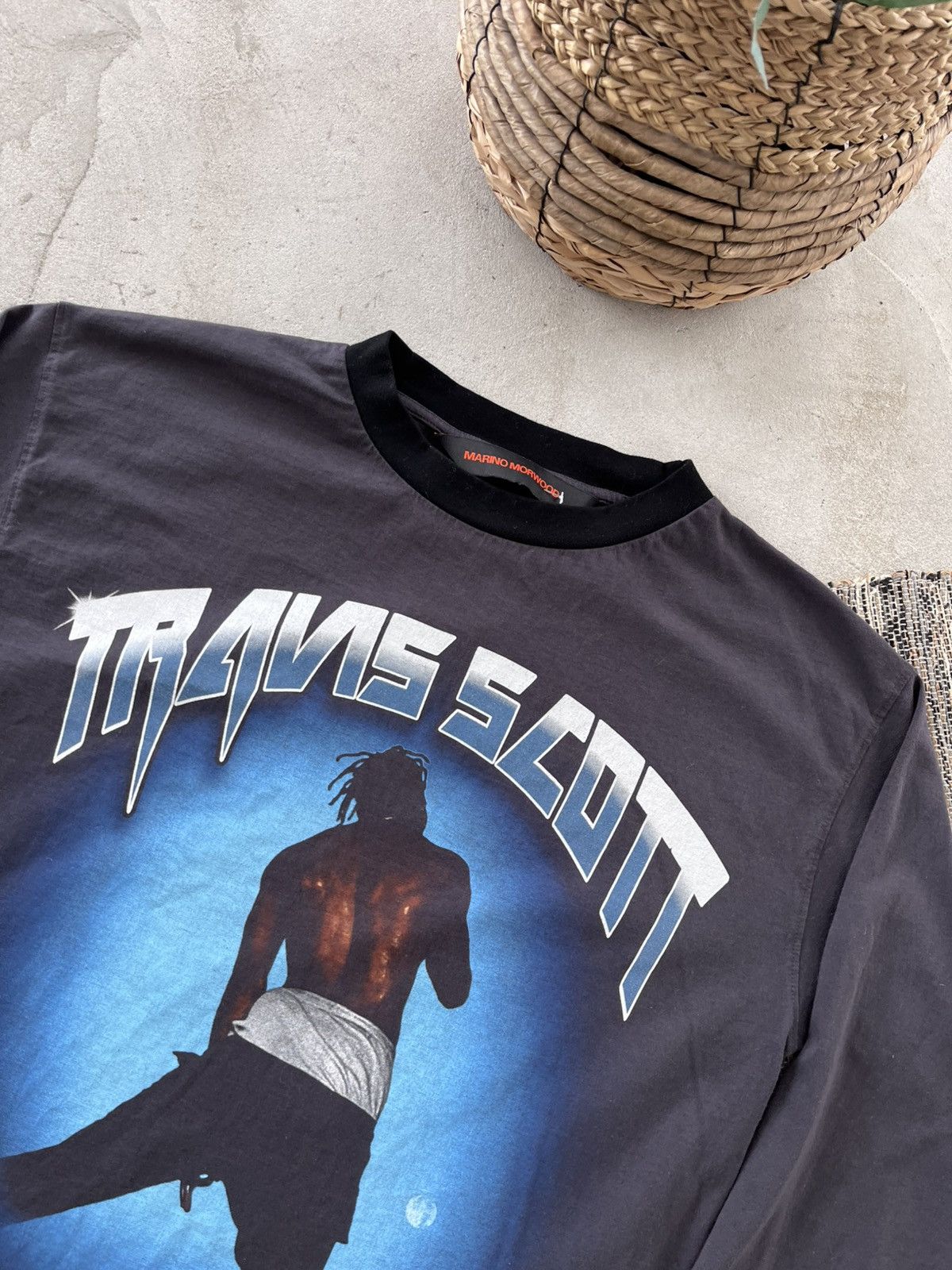 Marino Morwood Rare Travis Scott Marino Morwood LongSleeve Rap Tshirt Size US M / EU 48-50 / 2 - 5 Thumbnail