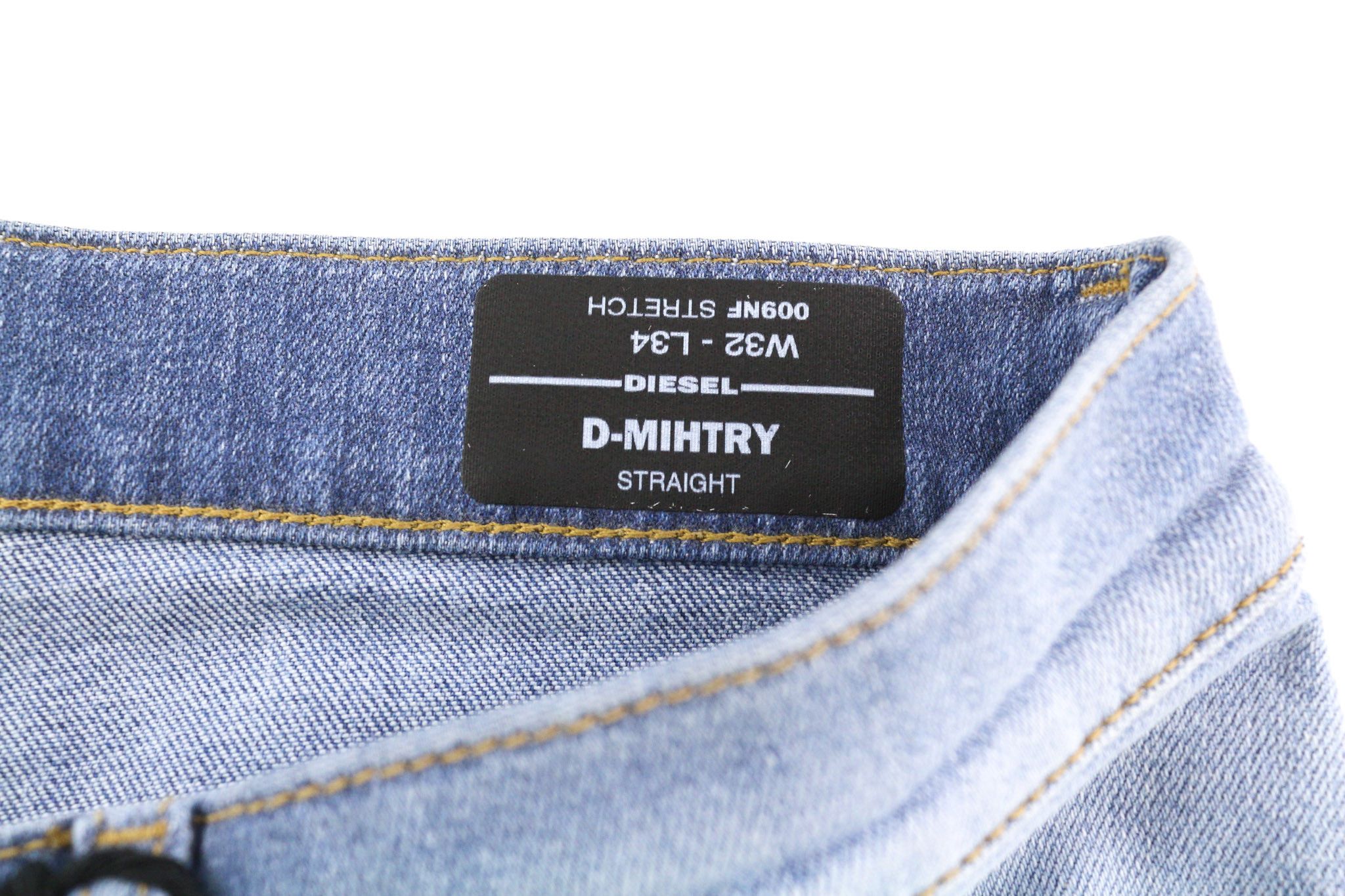 Diesel D-MIHTRY 009NF W32/L34 Straight Stretch Jeans 40182 Size US 32 / EU 48 - 6 Thumbnail