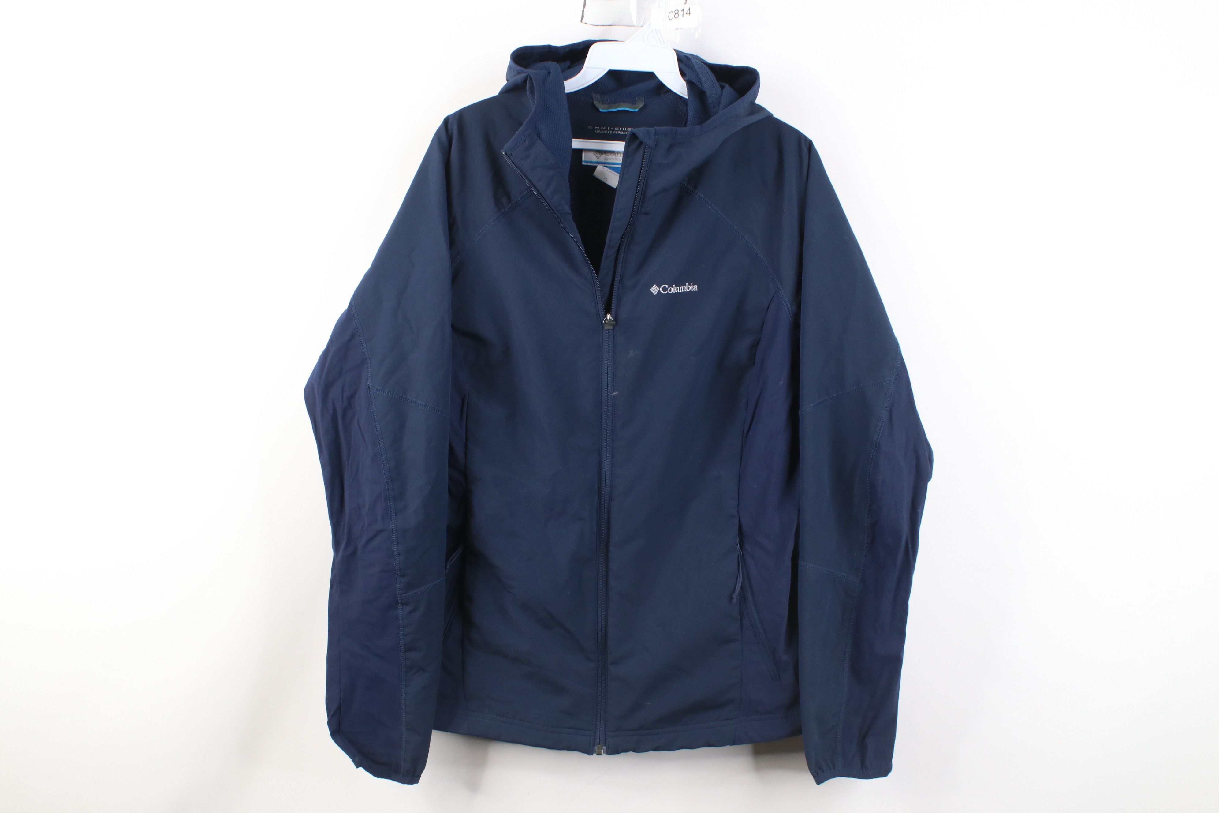 Columbia Y2K Columbia Water Resistant Full Zip Hooded Rain Jacket Size XL / US 12-14 / IT 48-50 - 1 Thumbnail