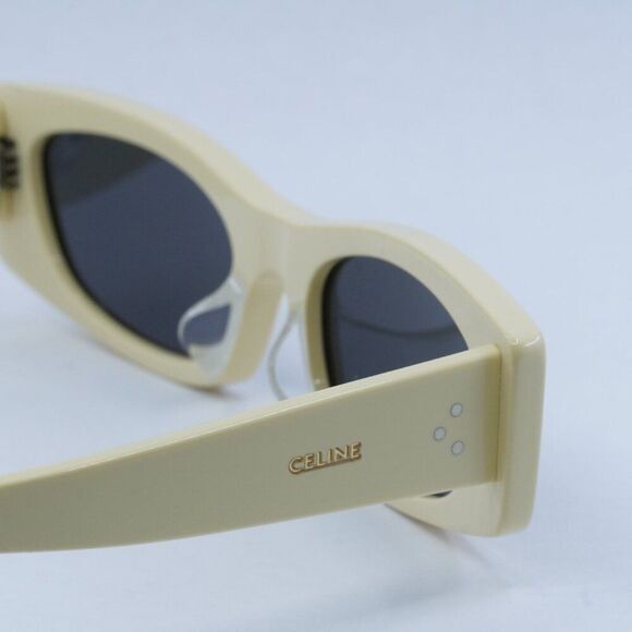 Celine Celine CL40245U 39A Sunglasses Shiny Butter Rectangle Frame Size ONE SIZE - 11 Thumbnail