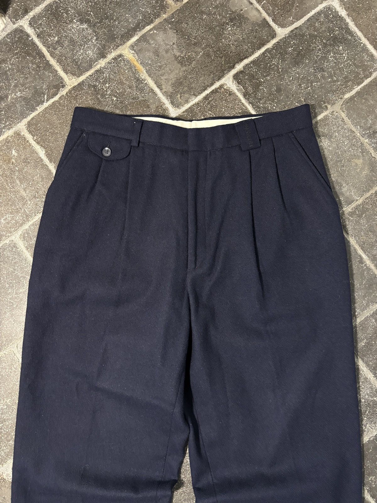 Japanese Brand Korean Designer Vintage ChaseCult Wool Trousers Double Pleat Size US 31 - 5 Thumbnail