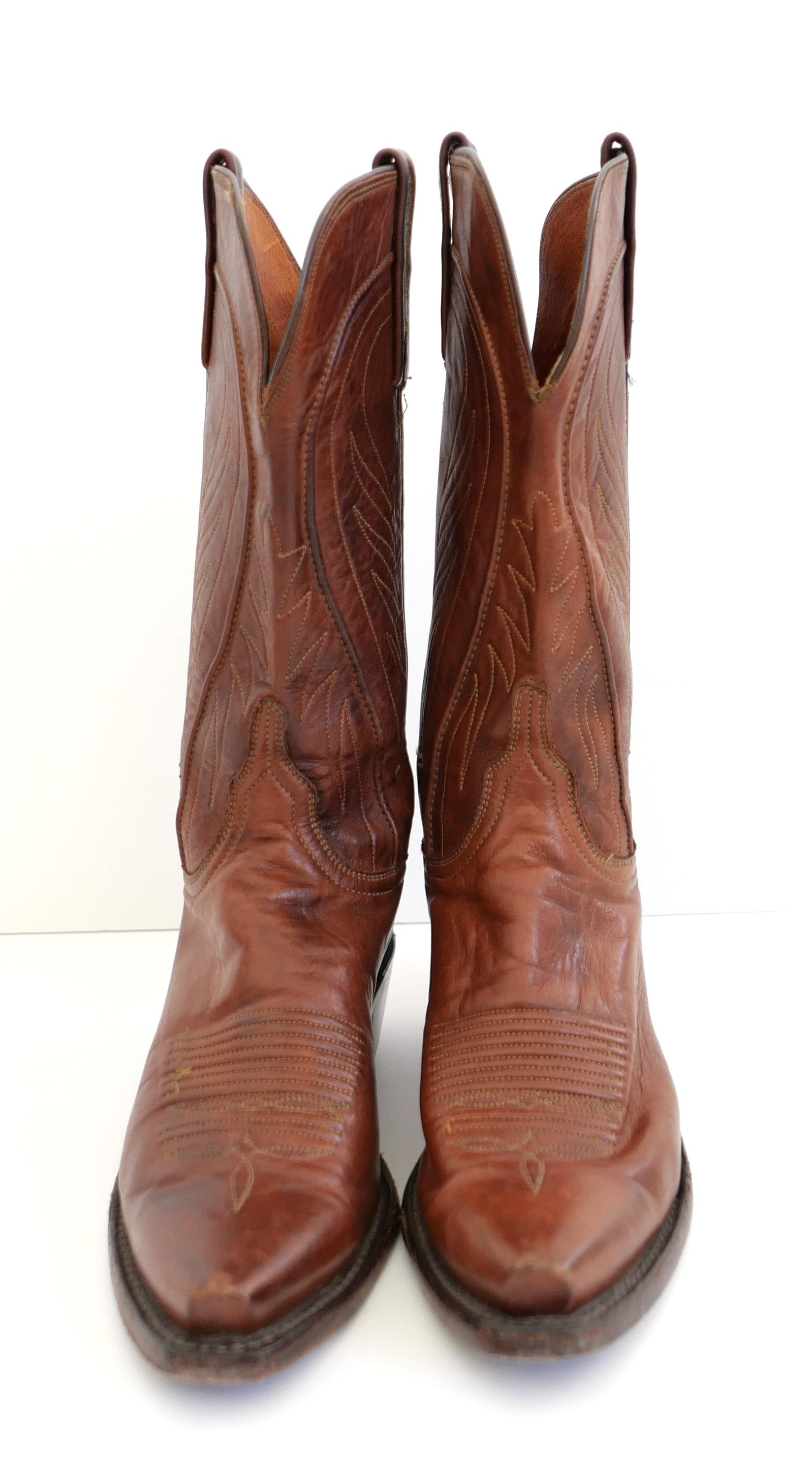 Lucchese Lucchese Wing Stitch Cowboy Boots Size US 7.5 / IT 37.5 - 2 Thumbnail