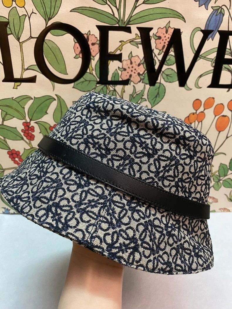 Loewe LOEWE size 59 Embroidered jacquard bucket hat Size ONE SIZE - 1 Thumbnail