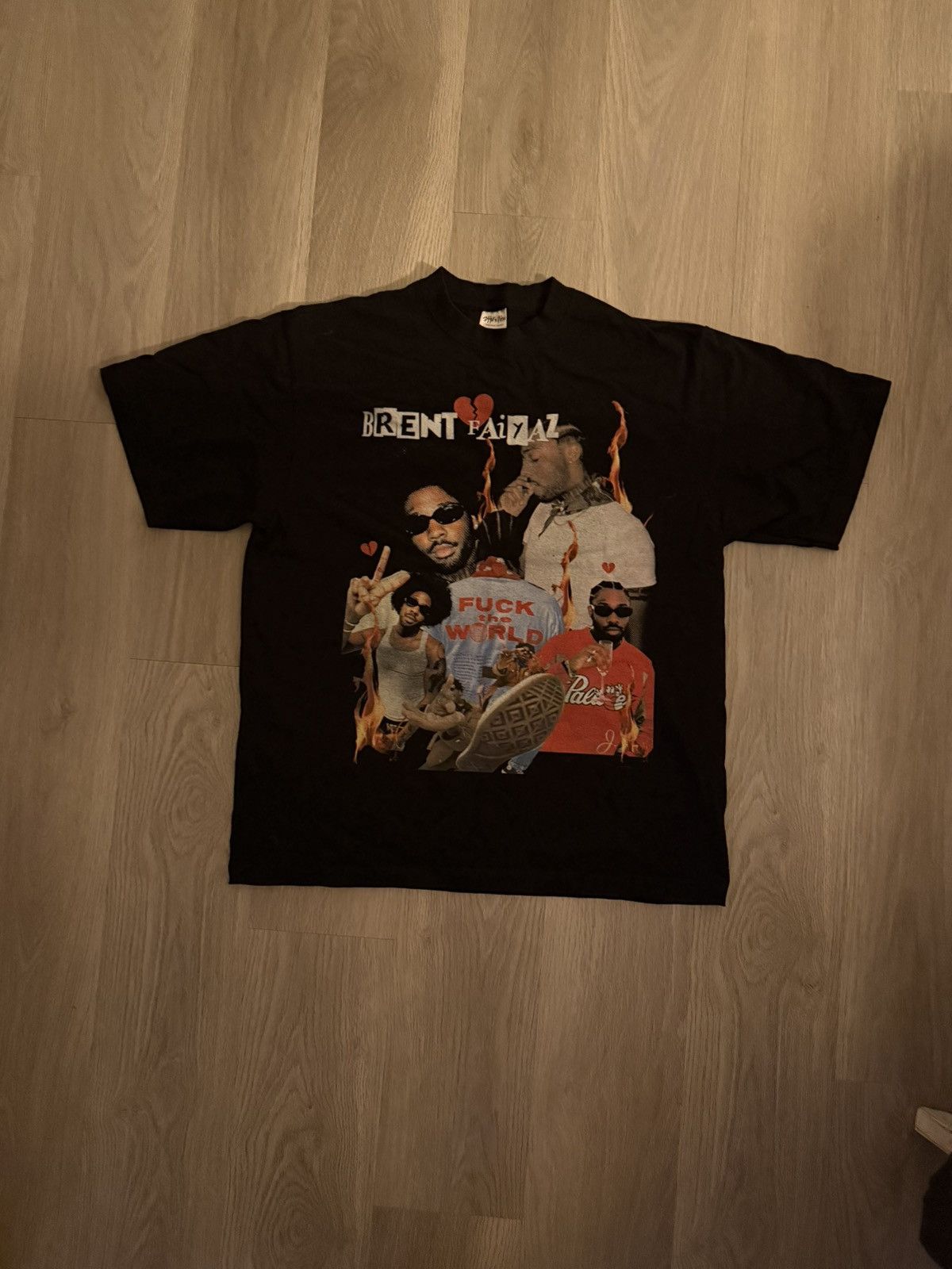 Band Tees × Vintage Brent Faiyaz T-shirt Size US XL / EU 56 / 4 - 1 Thumbnail