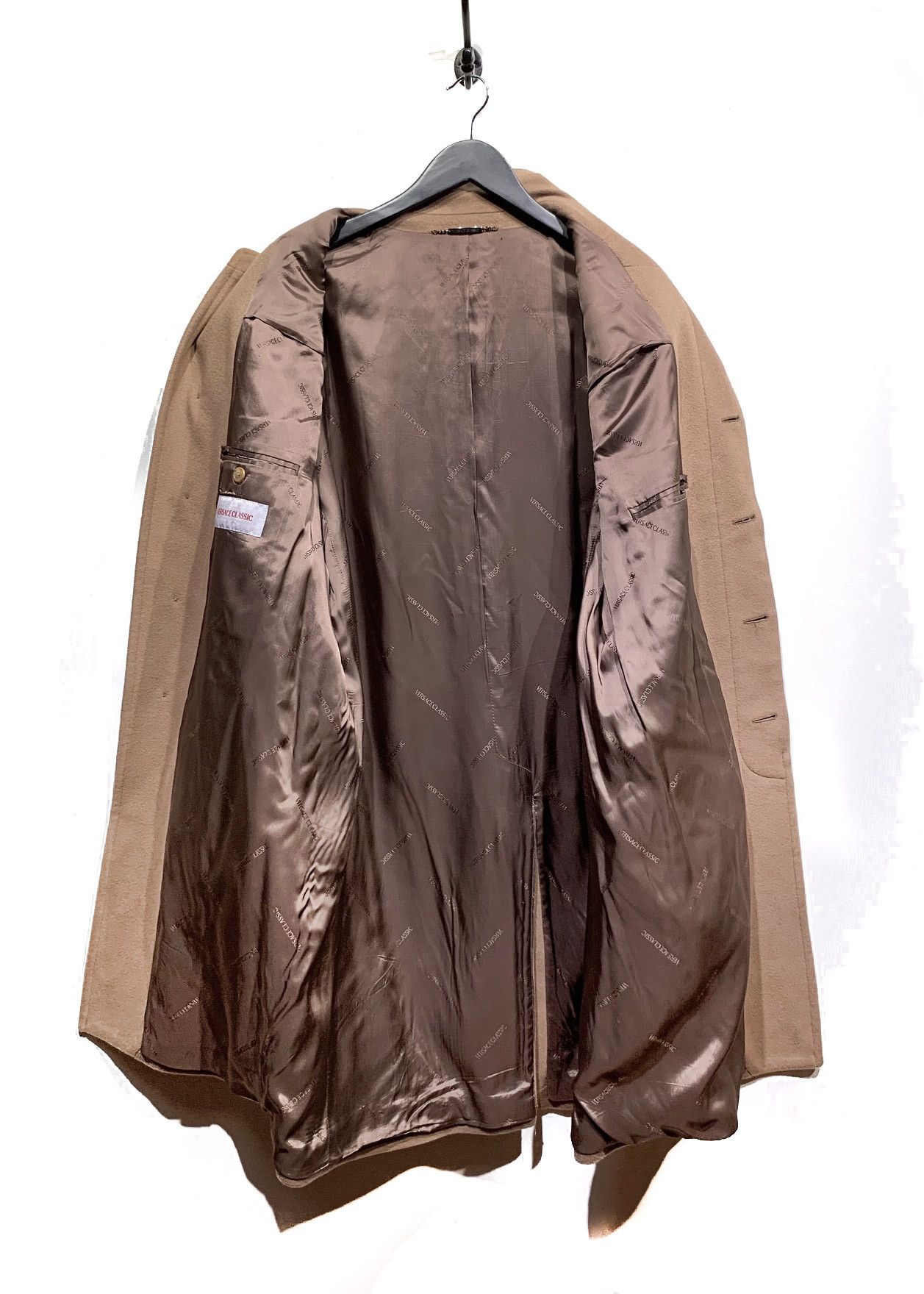 Versace Versace Classic Camel Cashmere Coat Size US L / EU 52-54 / 3 - 8 Thumbnail