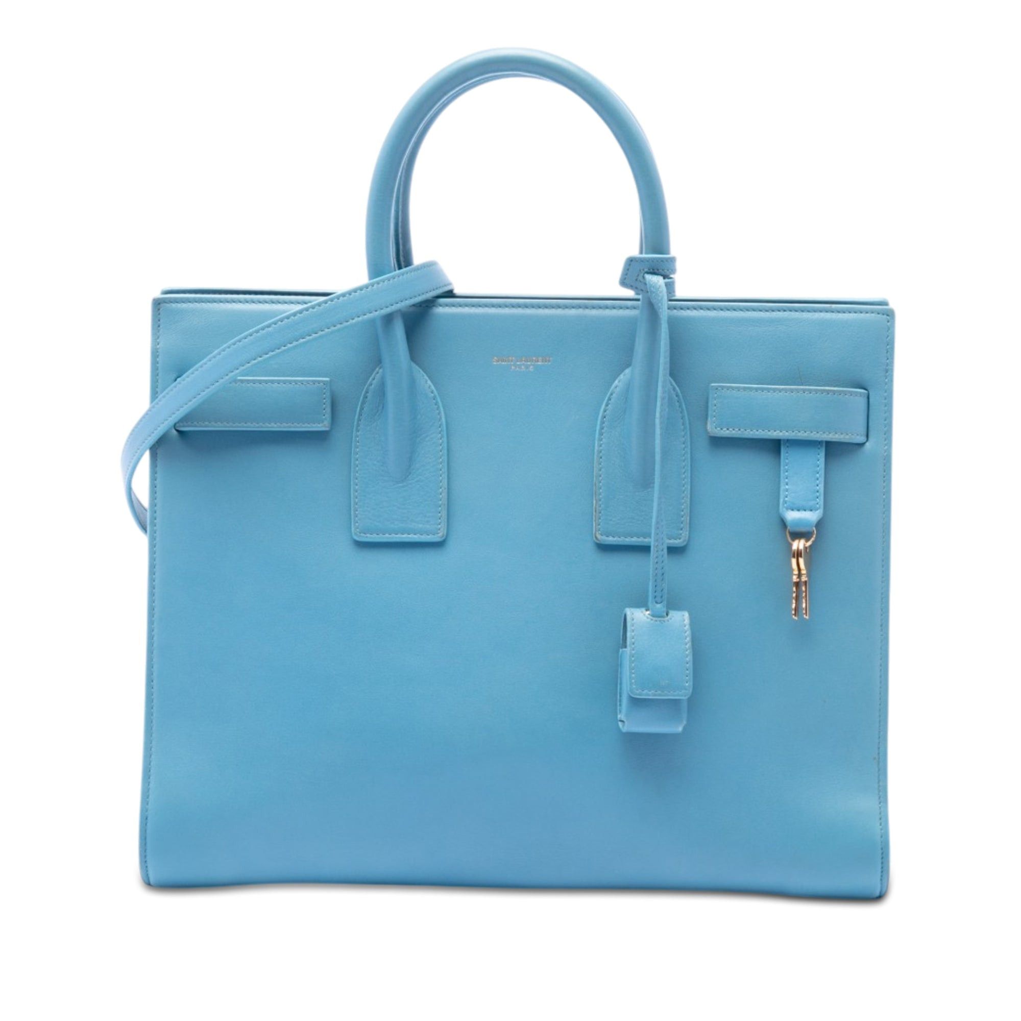 Saint Laurent Paris Small Leather Sac De Jour Satchel Size ONE SIZE - 1 Thumbnail