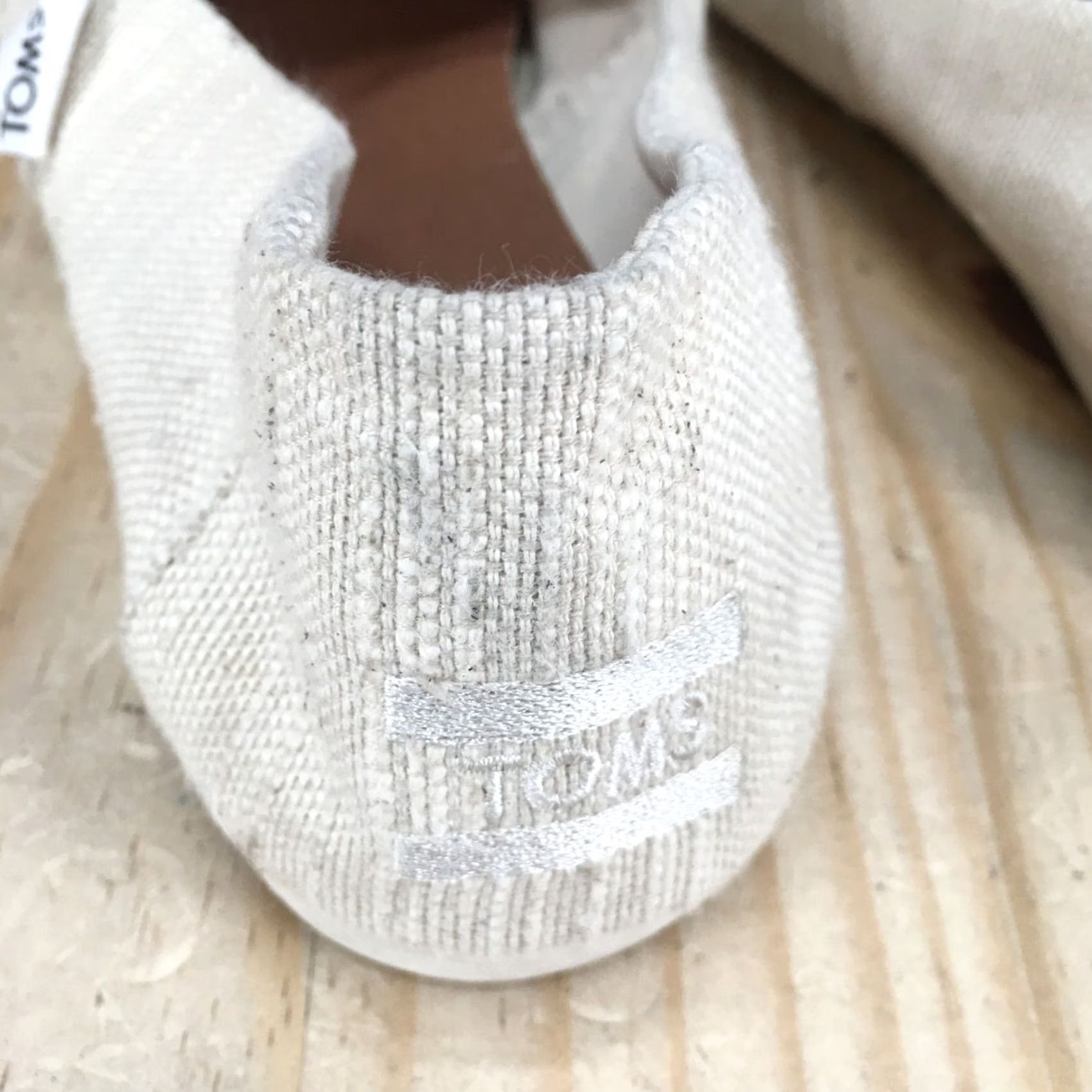 Toms TOMS Shoes Womens Casual Slip-On Flat Comfort Cream Canvas Low Top 7.5 Size UK 5.5 US 7.5 EU 38 Ivory Womens Shoes Slip-On Flat Casual Size M / US 6-8 / IT 42-44 - 6 Thumbnail