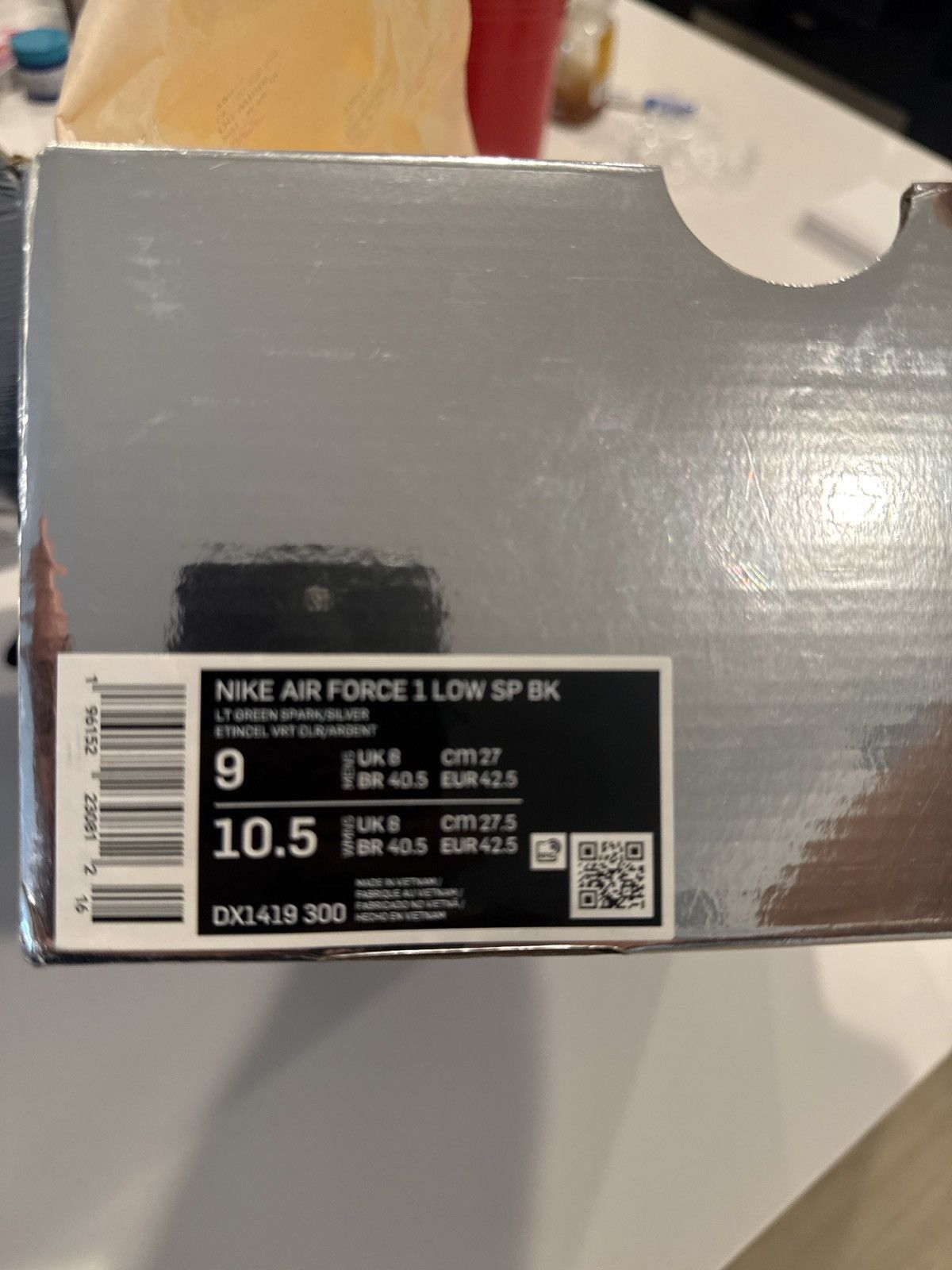 Nike × Off-White NIKE AF1 x OFFWHITE BROOKLYN SZ 9 Size US 9 / EU 42 - 9 Thumbnail