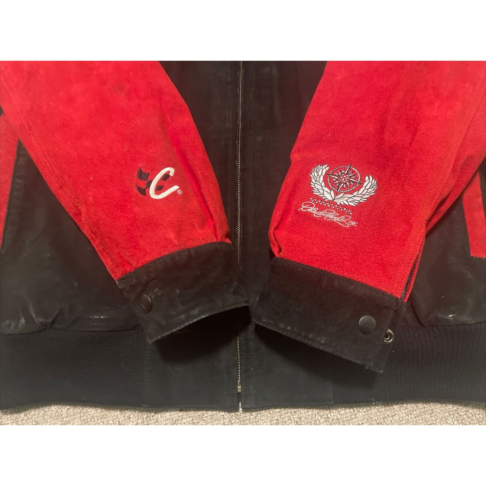 Wilsons Leather Vintage 90s Large Wilson Leather Chase NASCAR Dale Earnhardt Size US L / EU 52-54 / 3 - 7 Thumbnail