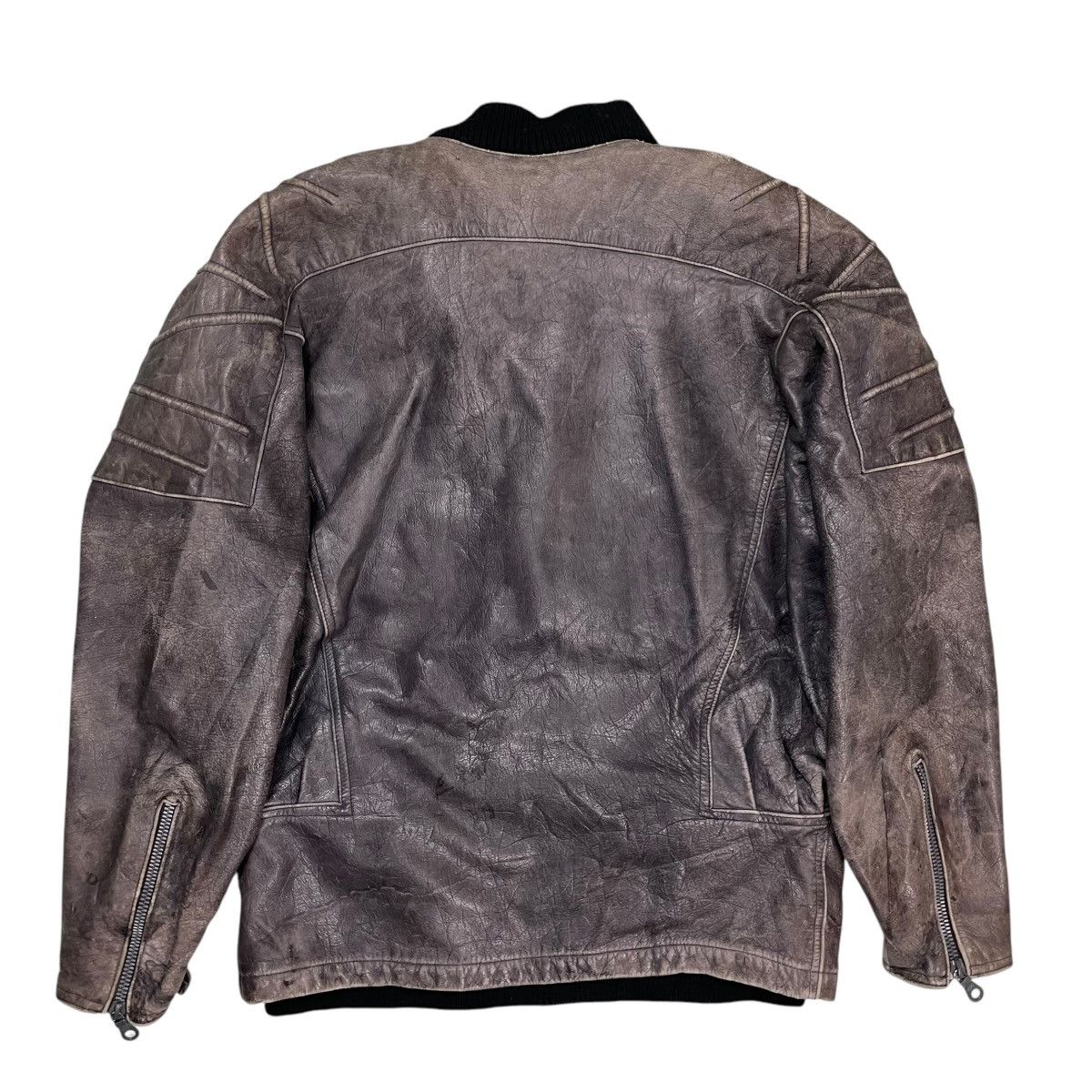 Marithe + Francois Girbaud 💥80s MARITHE FRANCOIS GIRBAUD BIKER BOMBER JACKET Size US M / EU 48-50 / 2 - 10 Thumbnail