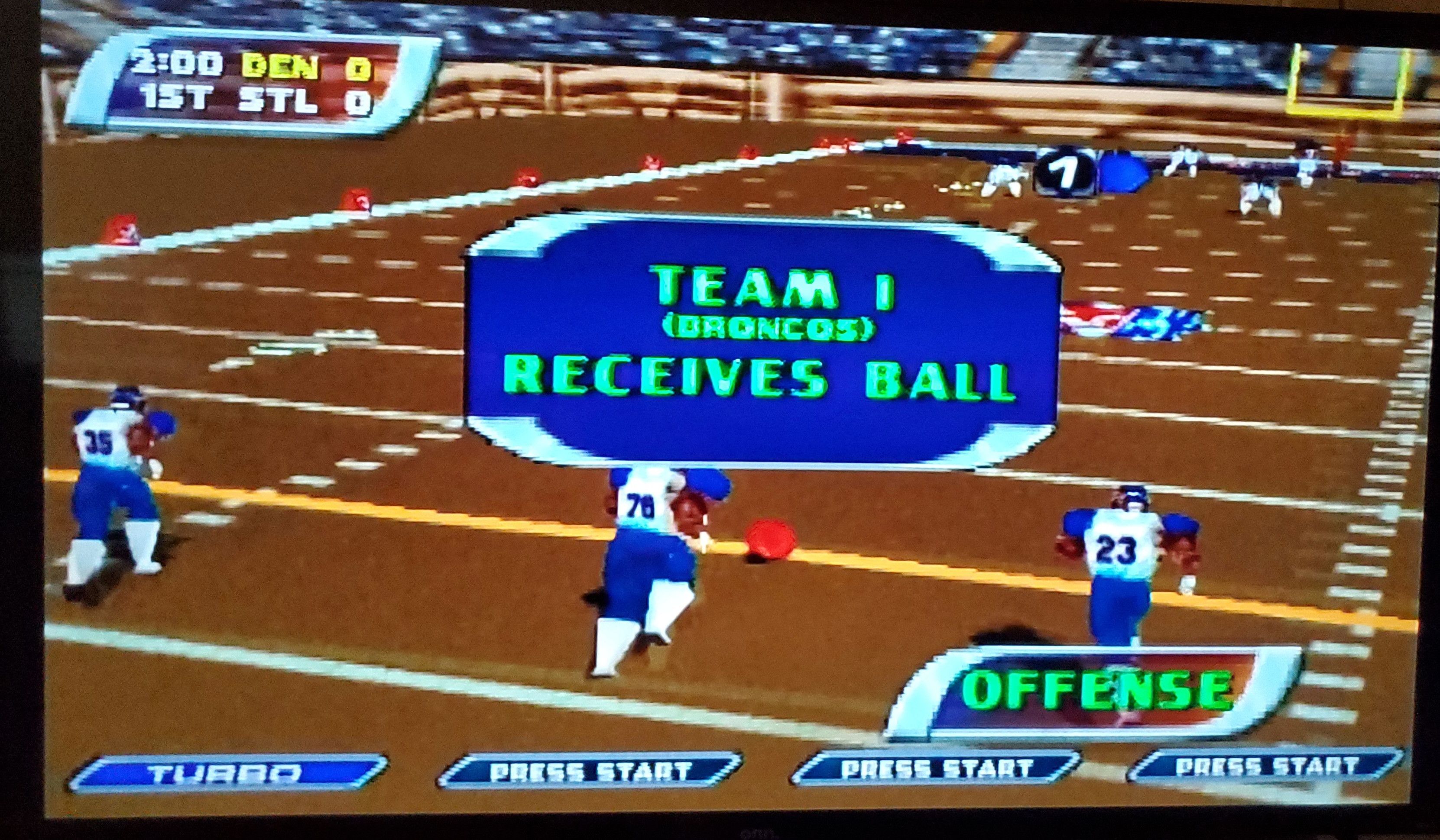 Nintendo NFL Blitz N64 Nintendo 64 Video Game Cartridge 1998 Size ONE SIZE - 7 Thumbnail