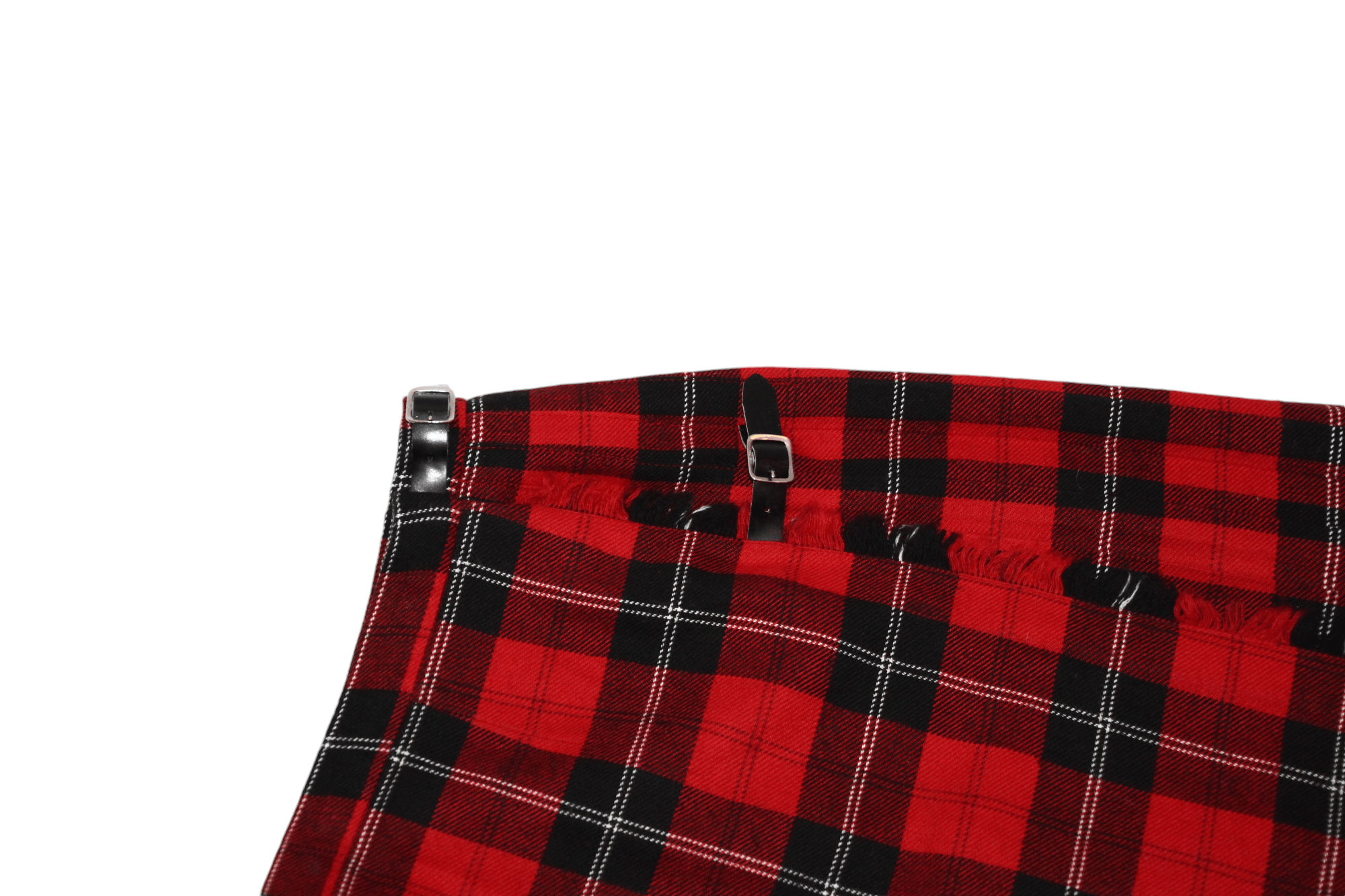 Johnstons Of Elgin VTG🔥80's Moffat Weavers Scotland Classic Tartan Wrap Kilt Size US 30 / EU 46 - 12 Thumbnail