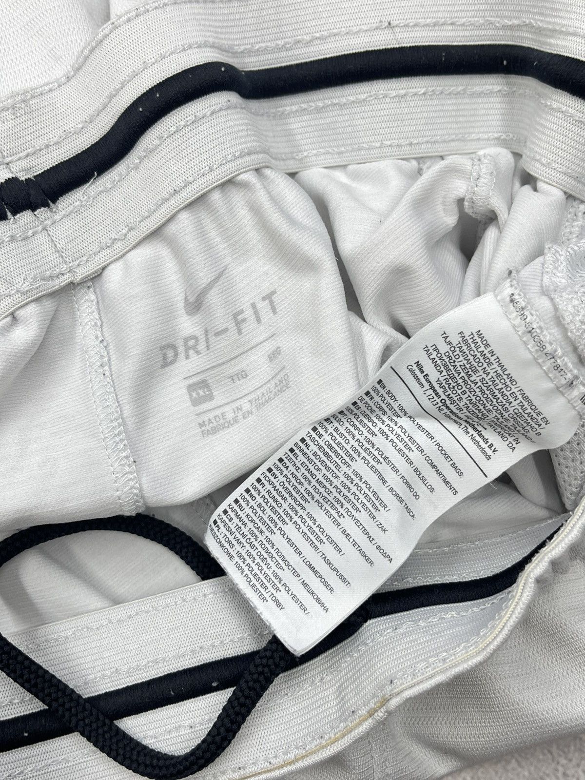Nike Mens Nike Dri Fit White Shorts Big Logo Drill Y2K ACG TN Size US 36 / EU 52 - 6 Thumbnail