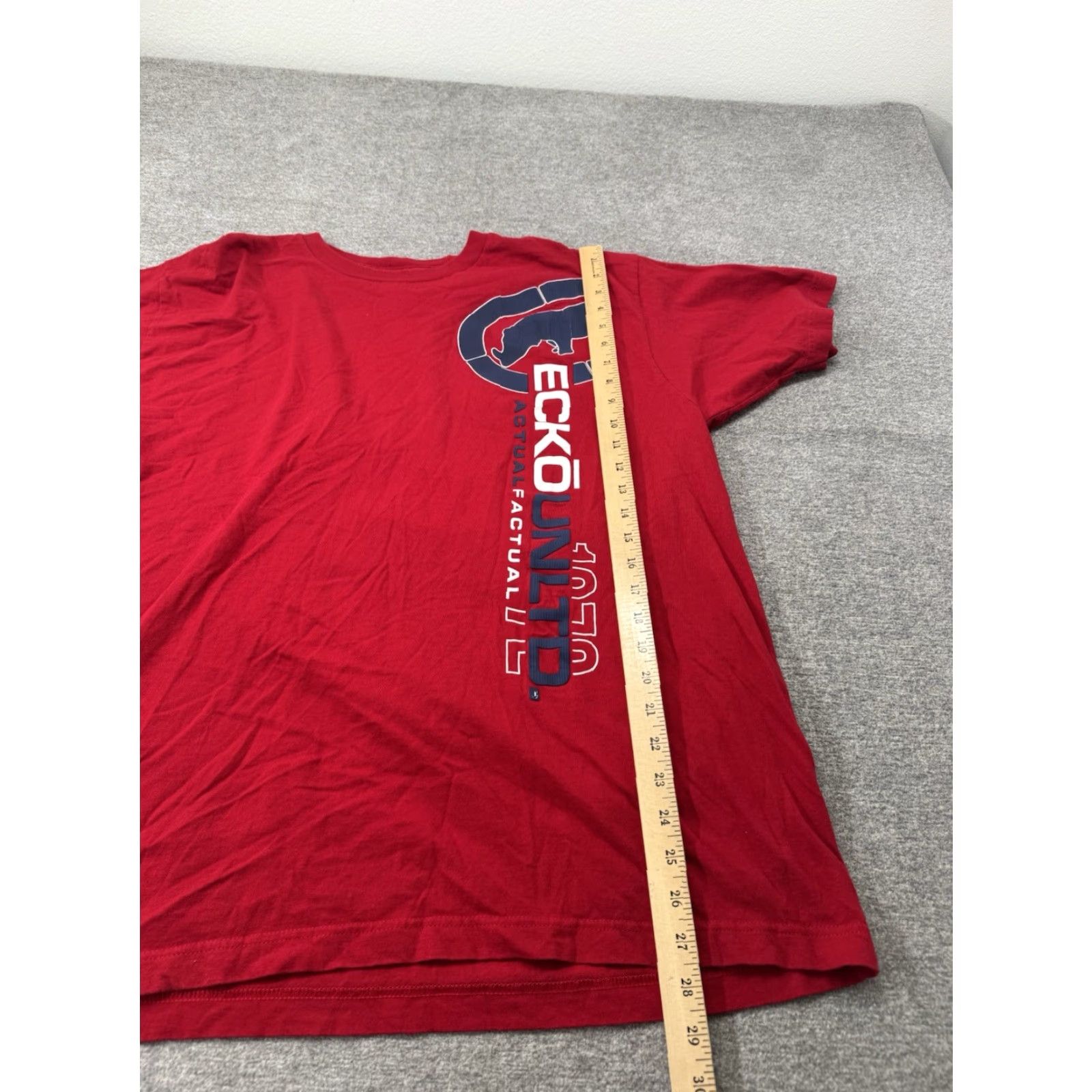 Ecko Unltd. VINTAGE Ecko Unltd Classic T Shirt Mens XL Red Short Sleeve Tee Size US XL / EU 56 / 4 - 4 Thumbnail