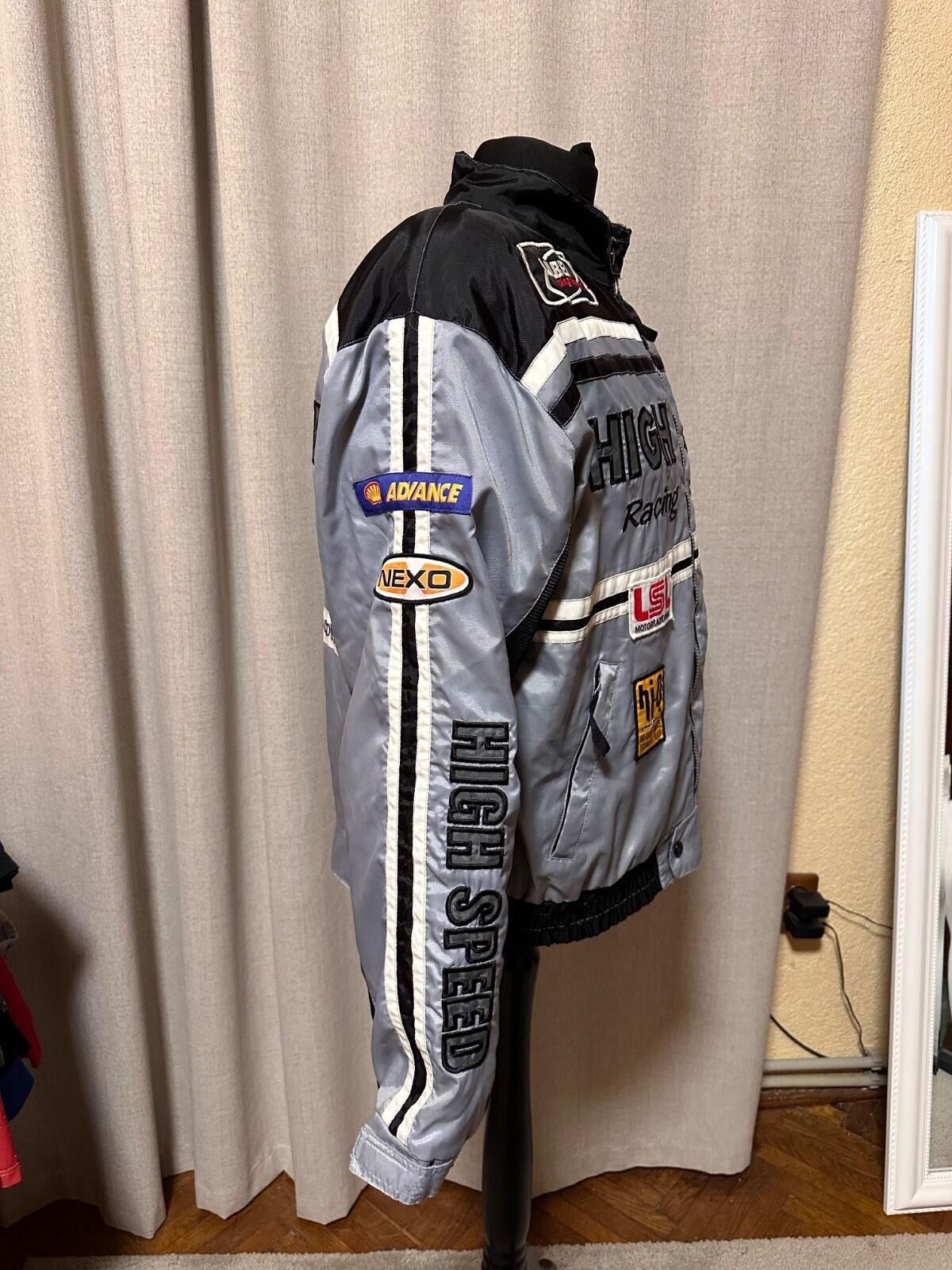 Other High Speed Racing Patch Jacket Black Grey XL Men's Vintage Size US XL / EU 56 / 4 - 4 Thumbnail