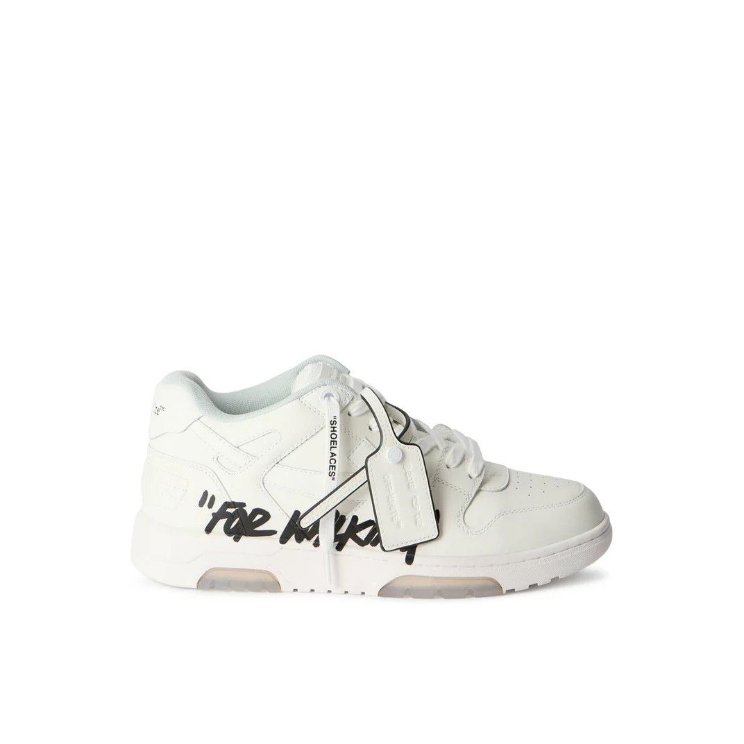 OFF-WHITE Out Of Office Men's White/Black Sneakers New & Aut