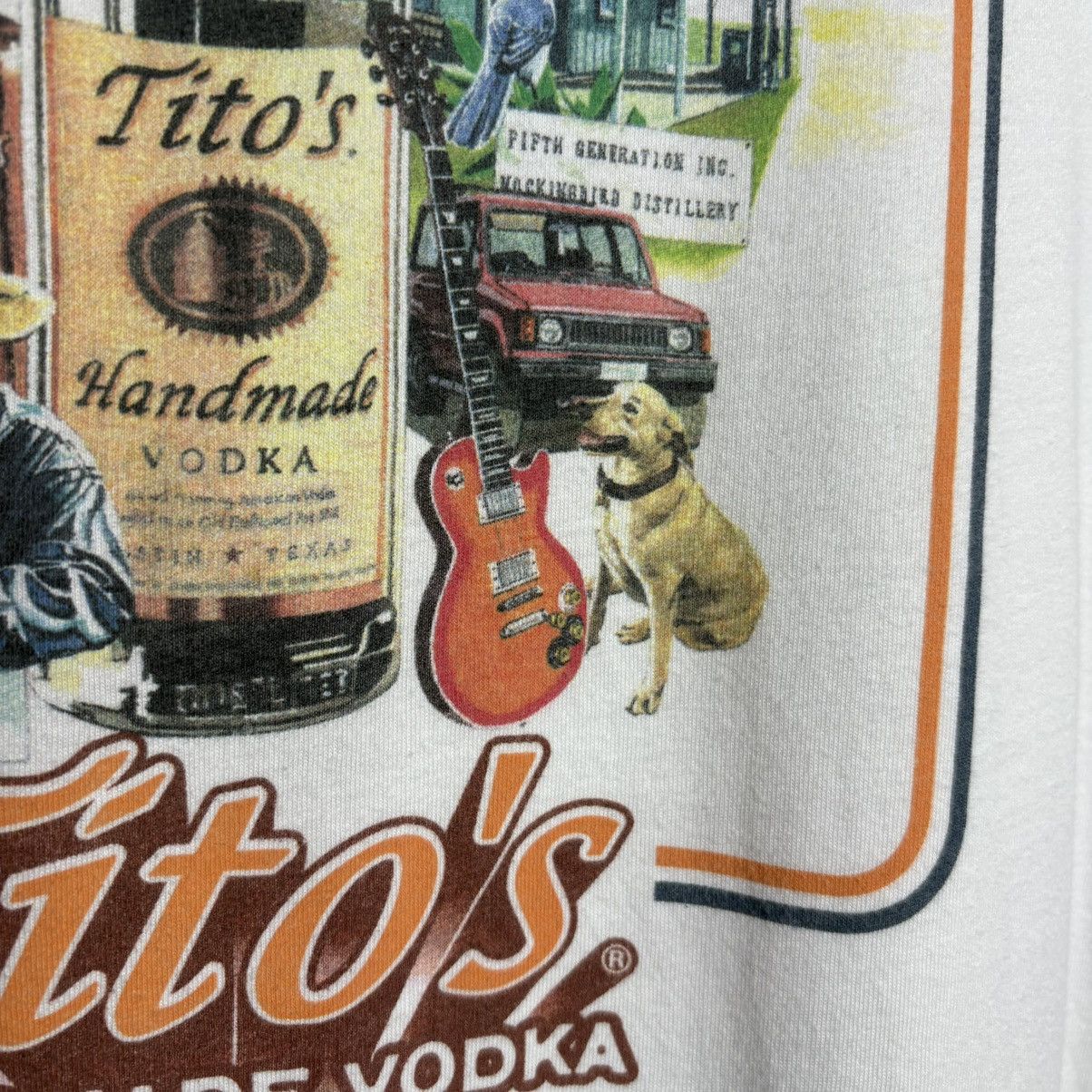 Vintage Vintage Tito’s Vodka Graphic T-Shirt Size US XL / EU 56 / 4 - 4 Thumbnail
