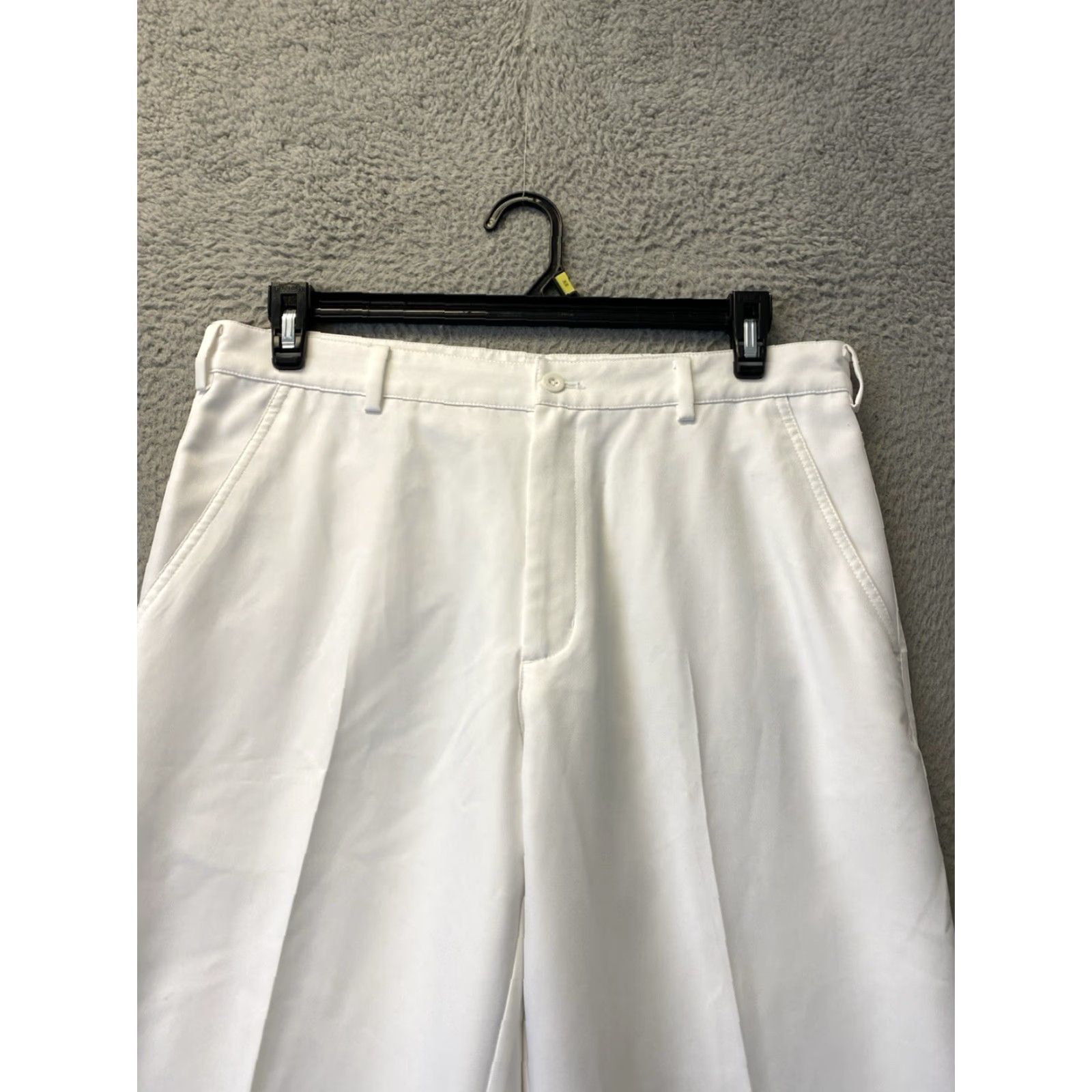 Nike Nike Men’s Golf Pants Athletic Wear Performance Tennis / 125-16 White 34x34 Regular Zip Mens Size US 34 / EU 50 - 2 Thumbnail