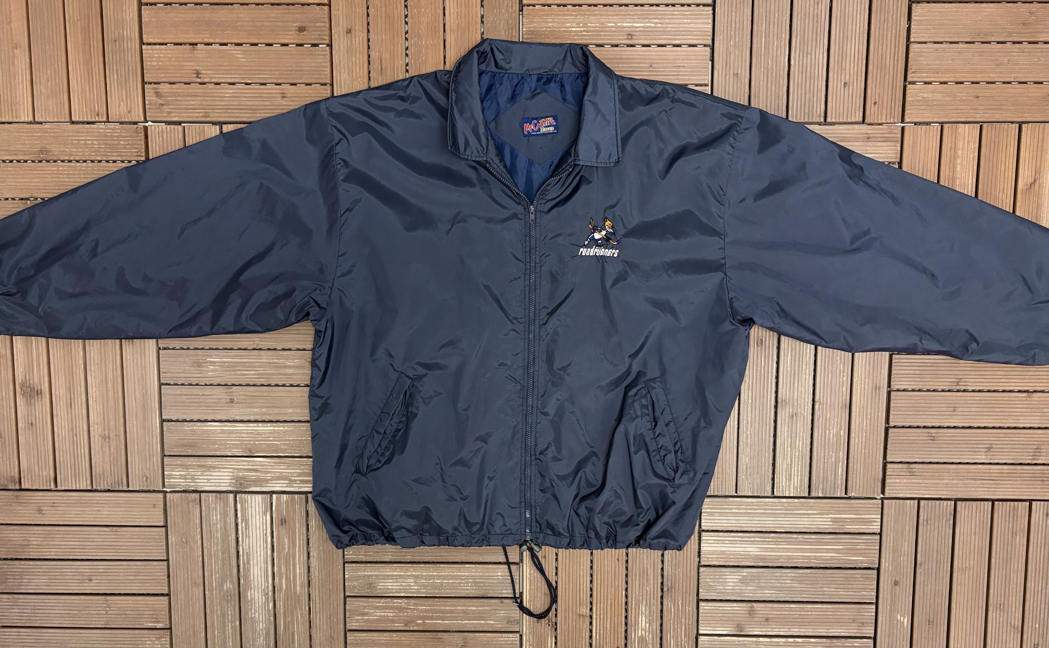 Vintage Phoenix Roadrunners Vintage Blue Windbreaker Jacket Size US XXL / EU 58 / 5 - 5 Thumbnail