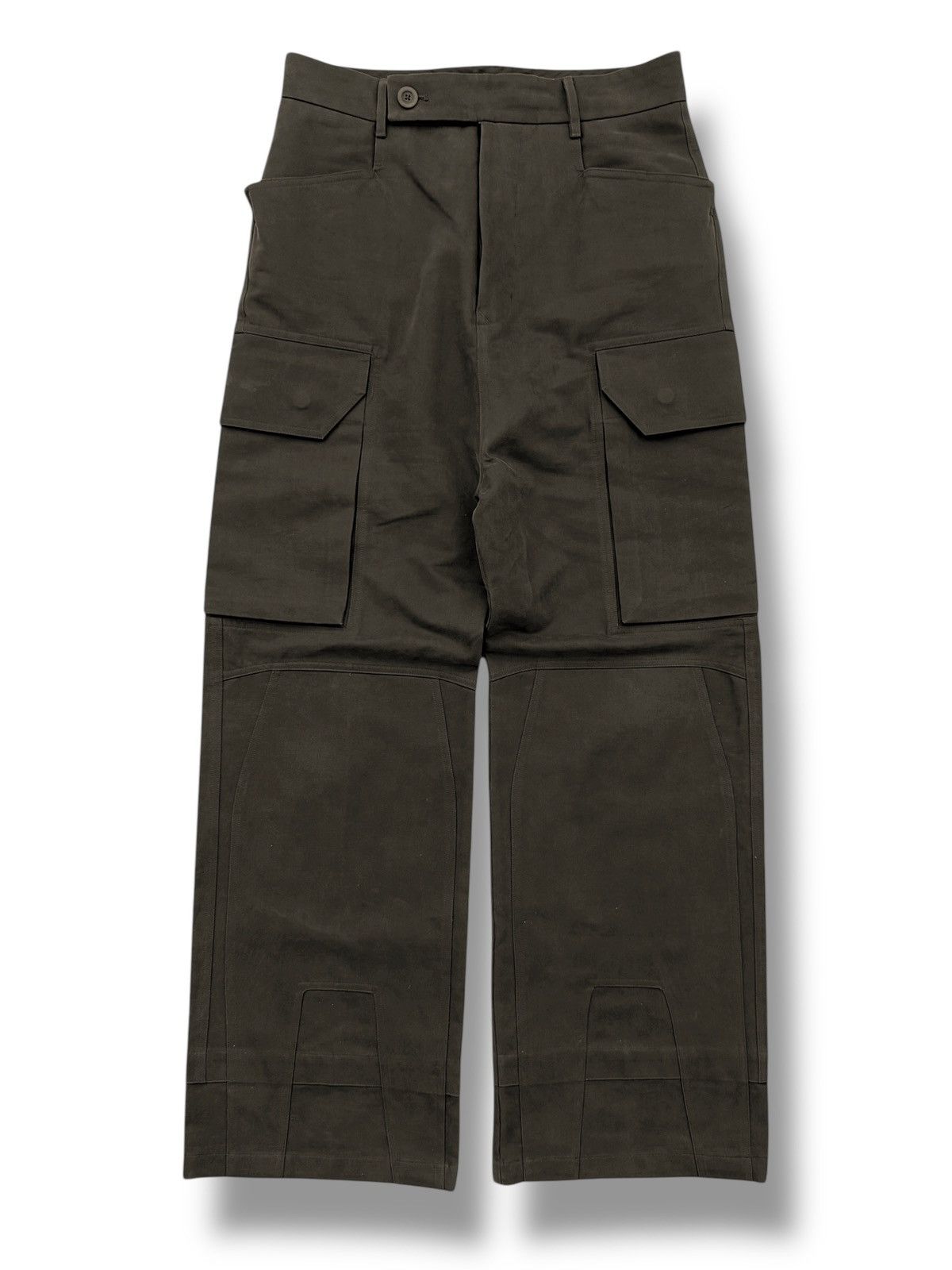 Rick Owens Tailored Cargo Trouser Dark Dust Pants Size US 32 / EU 48 - 1 Thumbnail
