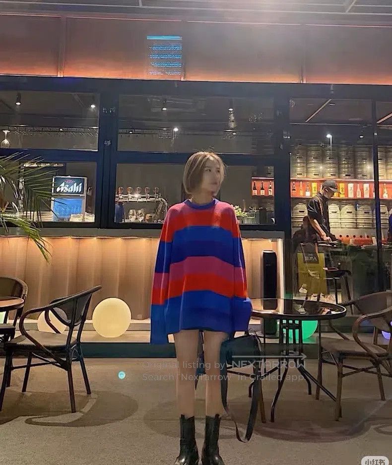 Acne Studios Acne Studios Rainbow striped wool sweater, red, blue, and Size XS / US 0-2 / IT 36-38 - 5 Thumbnail