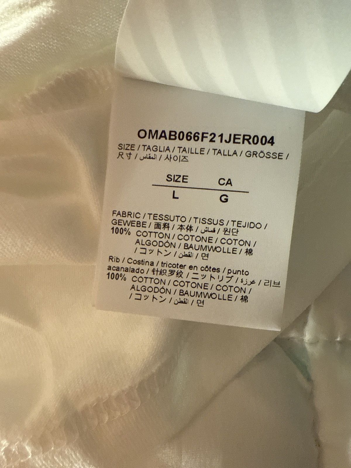 Off-White Off-White White Graphic T-Shirt for Men Size US L / EU 52-54 / 3 - 6 Thumbnail