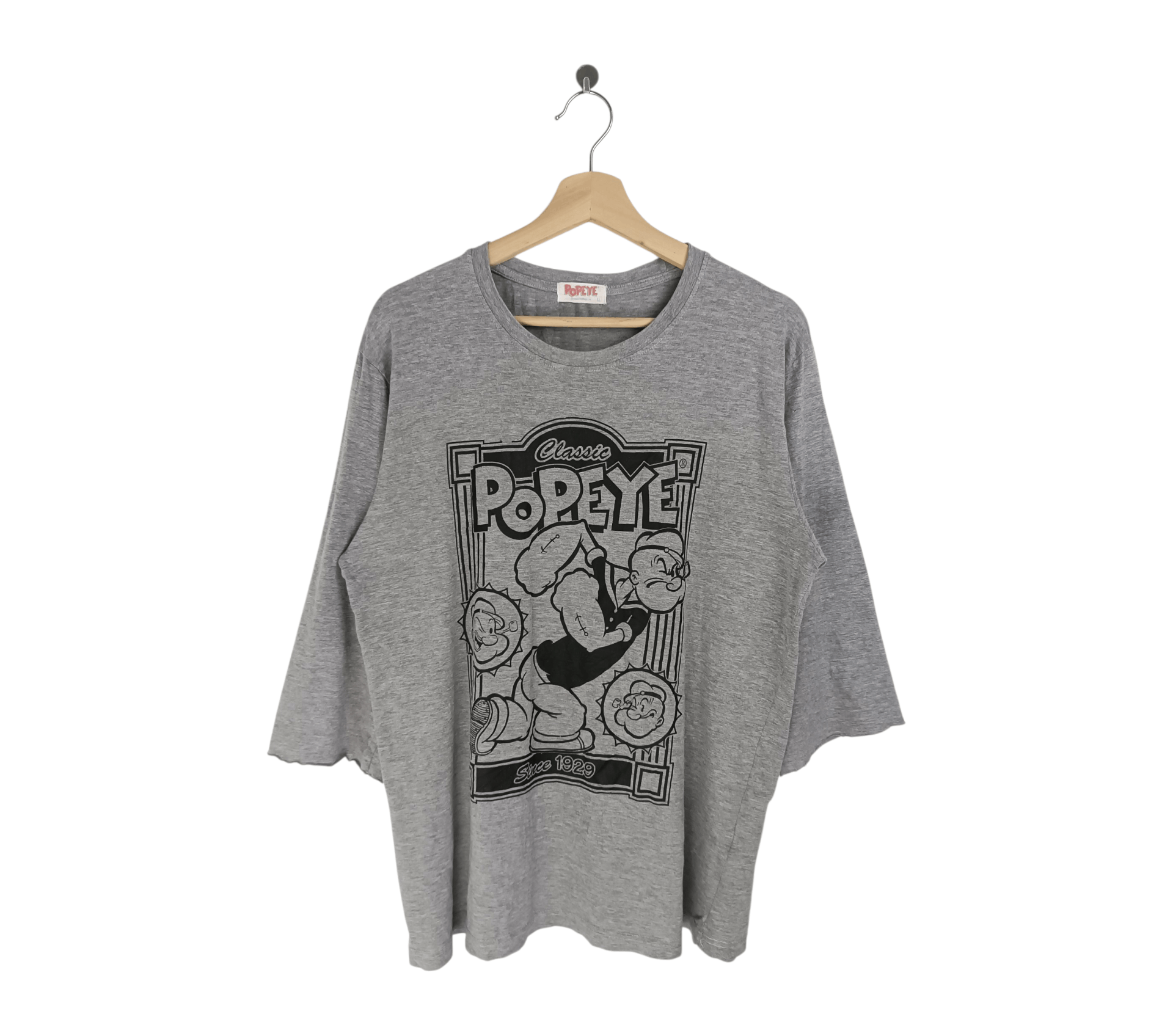 Cartoon Network VINTAGE POPEYE THE SAILOR MAN 3Q CUT TEE Size US L / EU 52-54 / 3 - 1 Thumbnail