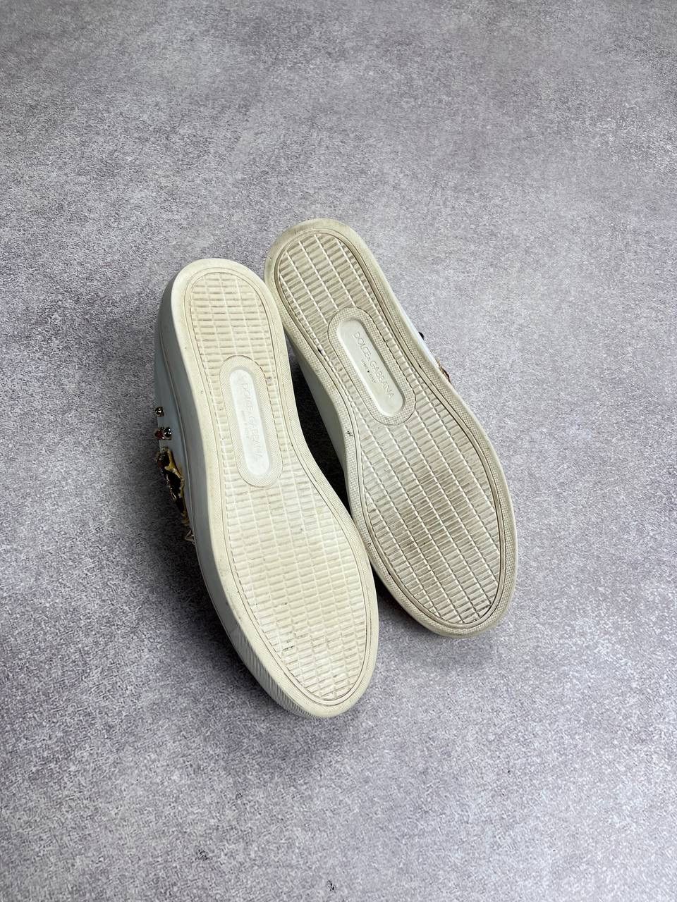 Designer × Dolce & Gabbana × Vintage VINTAGE DOLCE&GABBANA LOW LEATHER HEART SHOES Y2K 39 Size US 6.5 / EU 39-40 - 6 Thumbnail