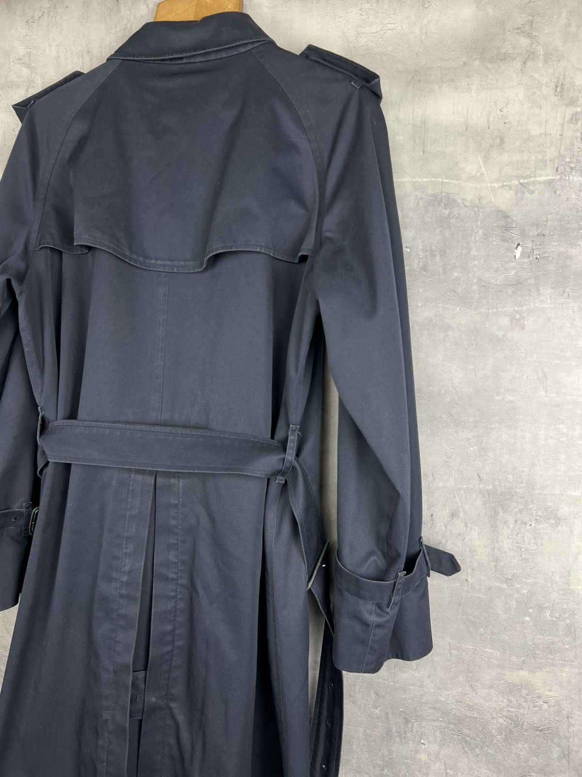 Burberry Vintage Burberrys Nova Check Double Breasted Trench Coat 10 Size M / US 6-8 / IT 42-44 - 16 Thumbnail