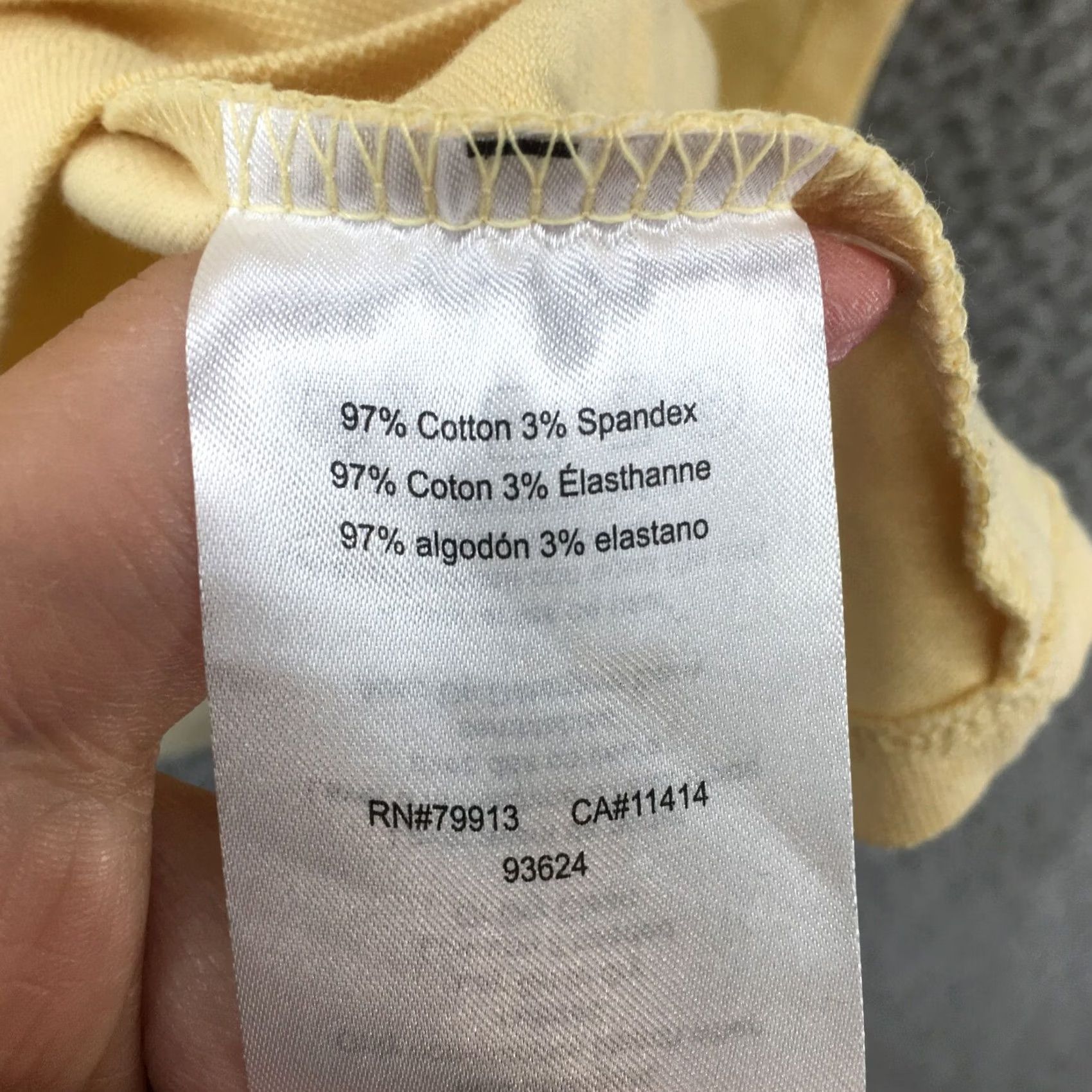Vintage Motherhood Maternity Blouse Top Womens XL Yellow Cotton Blend Cap Sleeves NWT Size XL / US 12-14 / IT 48-50 - 6 Thumbnail