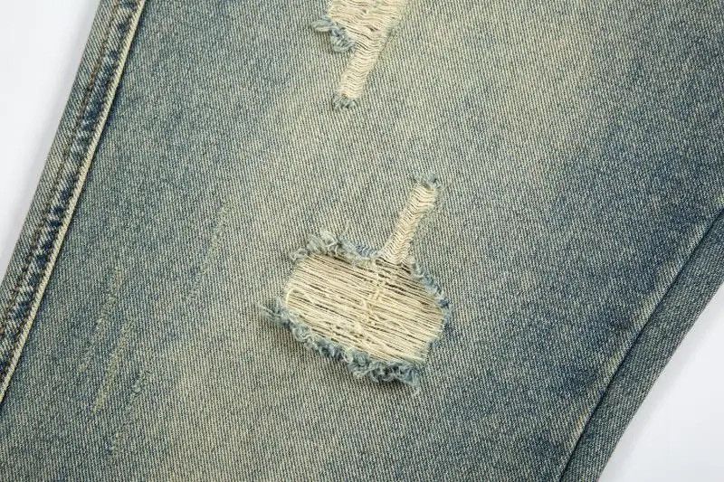 Japanese Brand × Vintage Distressed relaxed jeans side button Size US 30 / EU 46 - 14 Thumbnail