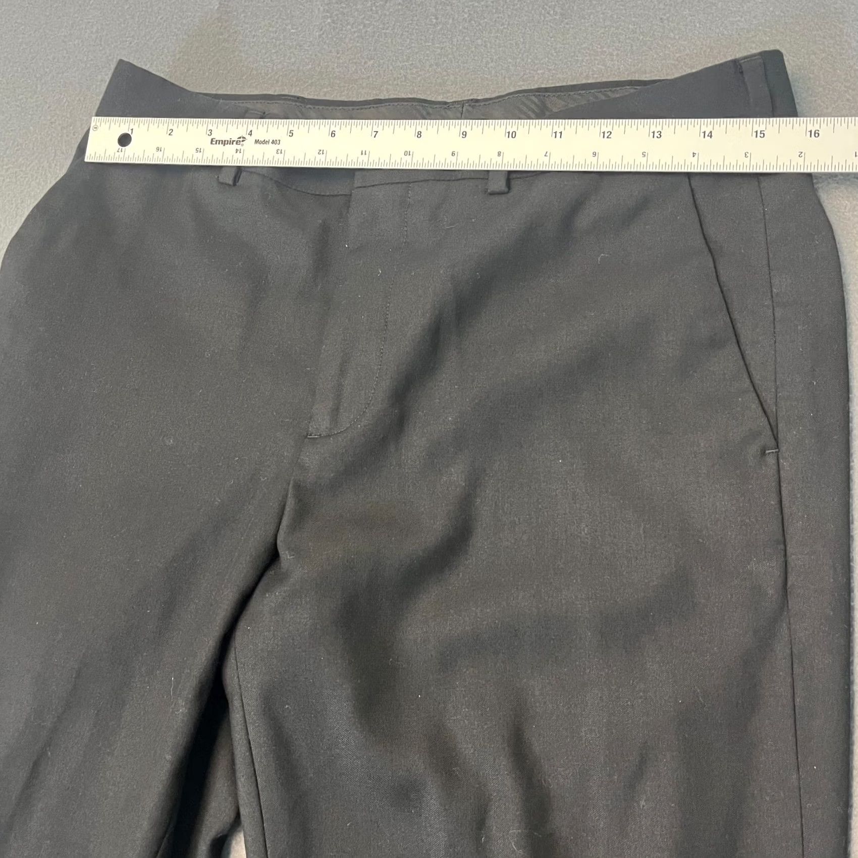 Apt. 9 Apt. 9 Modern Fit Men’s Black Dress Pants 32x30L Straight Office Pockets Work Size US 32 / EU 48 - 7 Thumbnail