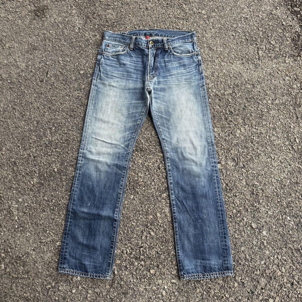 Japanese Brand VINTAGE JAPAN UJ FADED JEAN DENIM PANTS Size US 34 / EU 50 - 1 Thumbnail