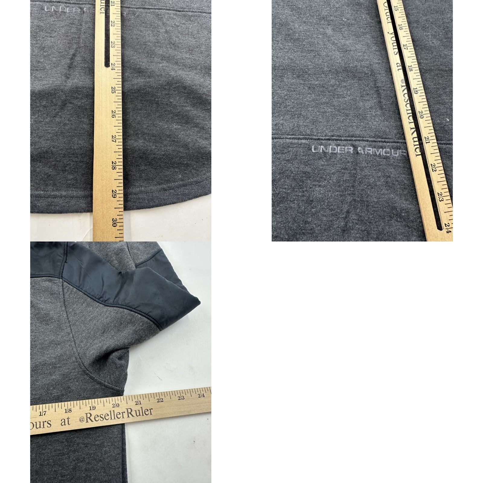 Under Armour Under Armour Sweatshirt Mens Small Gray Turtleneck Pullover Loose Fit Size US S / EU 44-46 / 1 - 8 Thumbnail
