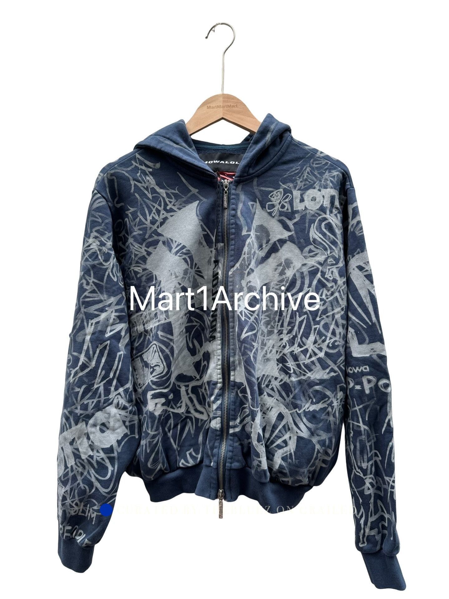 Mowalola Mowalola Tech Fleece Zip Up Hoodie | Grailed