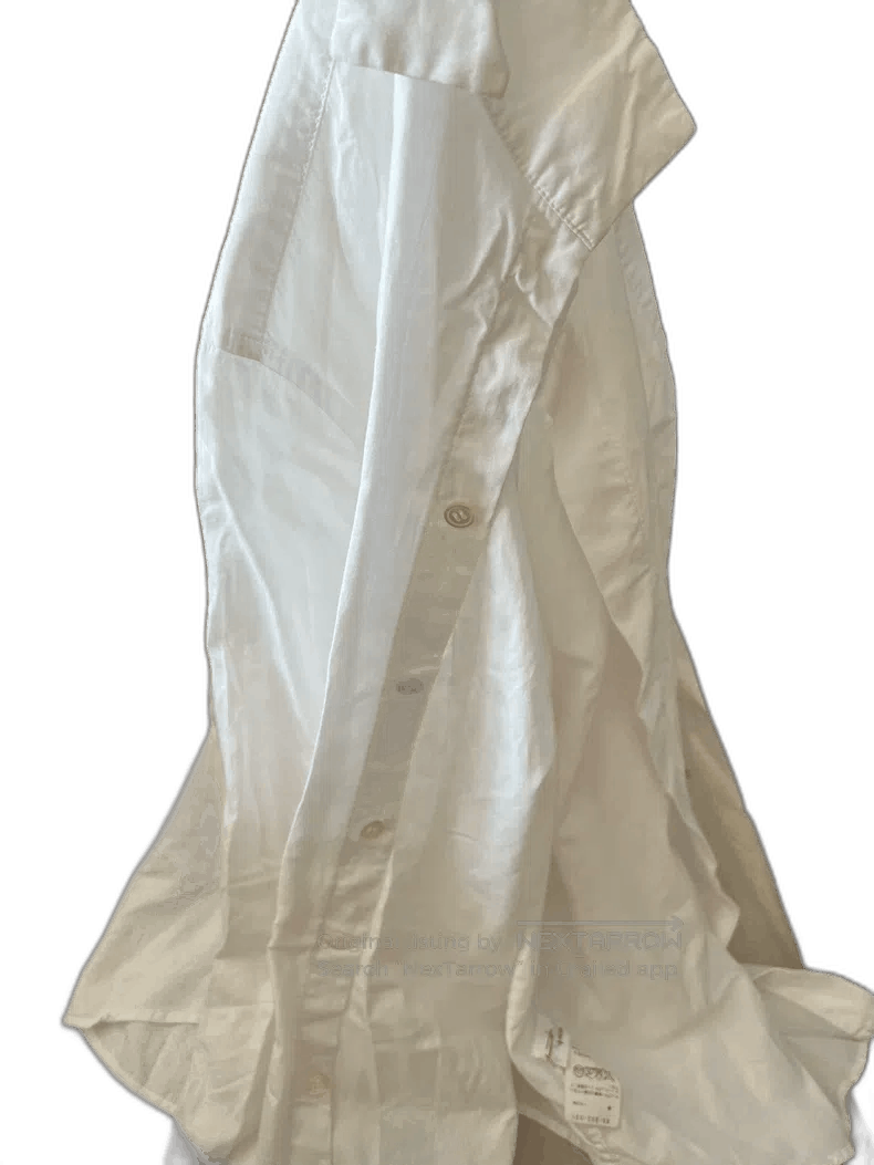 Yohji Yamamoto Yohji Yamamoto White Button-Up Shirt Size US L / EU 52-54 / 3 - 1 Thumbnail