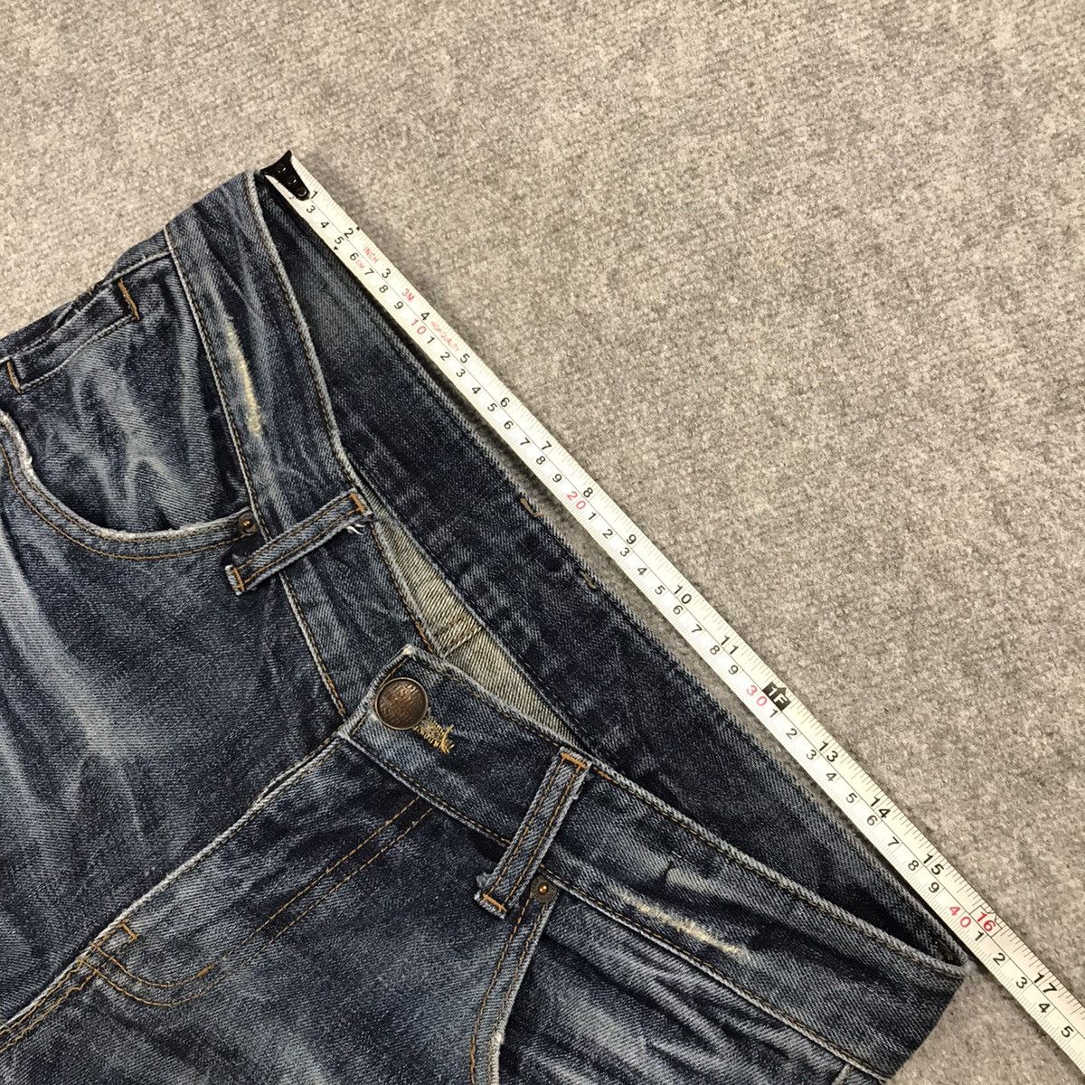 If Six Was Nine × Japanese Brand JAPAN STYLE IMPROVES BLUE DENIM PANTS Size US 32 / EU 48 - 16 Thumbnail