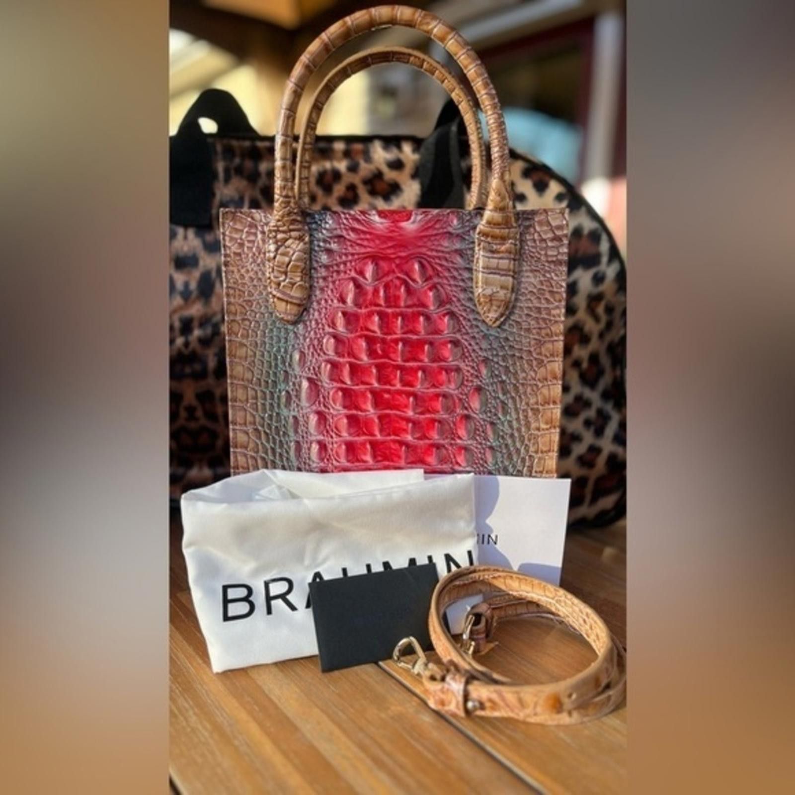 BRAHMIN Brahmin Moira Lakeridge Ombre Melboure Bag With Wallet Size ONE SIZE - 1 Thumbnail