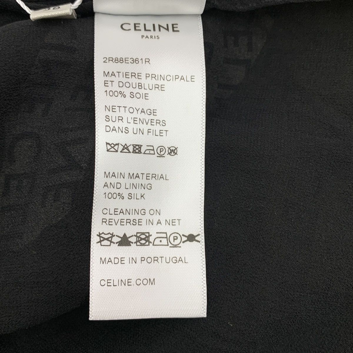 Celine Celine 22 camouflage logo letters full print silk dress Size S / US 4 / IT 40 - 9 Thumbnail