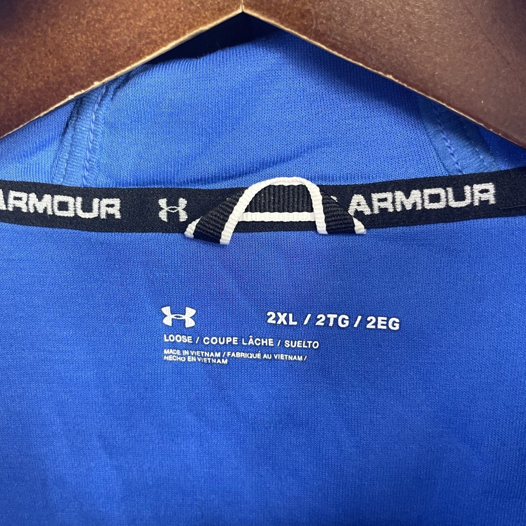 Under Armour Under Armour UCLA Adult Hoodie Mens 2XL Blue Performance Full Zip Logo Sweatshirt Size US XXL / EU 58 / 5 - 7 Thumbnail