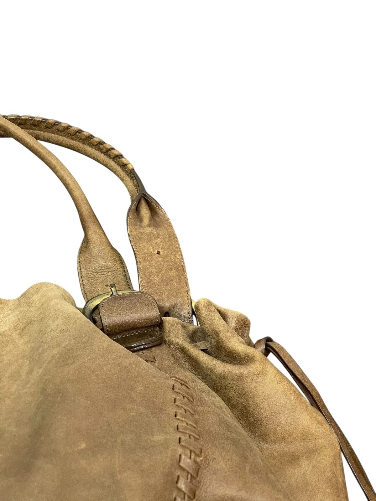 Leather Real Leather Patina Sazaby Japan Tote Shoulder Bag 9🟩 Size ONE SIZE - 10 Thumbnail