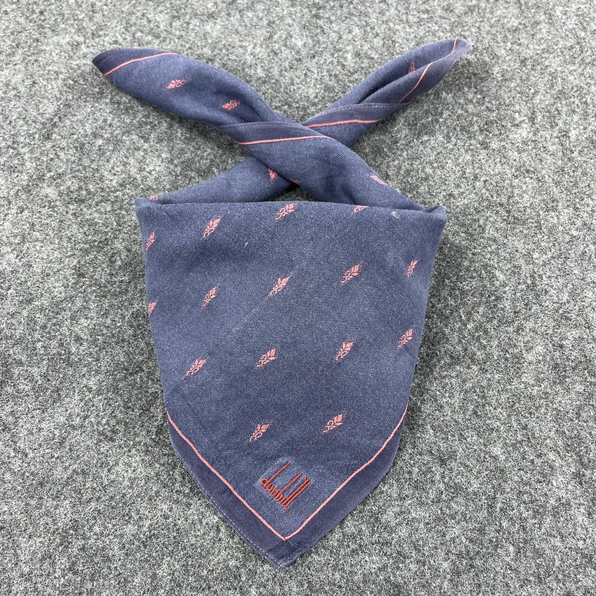 Alfred Dunhill × Vintage Alfred Dunhill Handkerchief / Bandana / Neckerchief B209 Size ONE SIZE - 2 Thumbnail