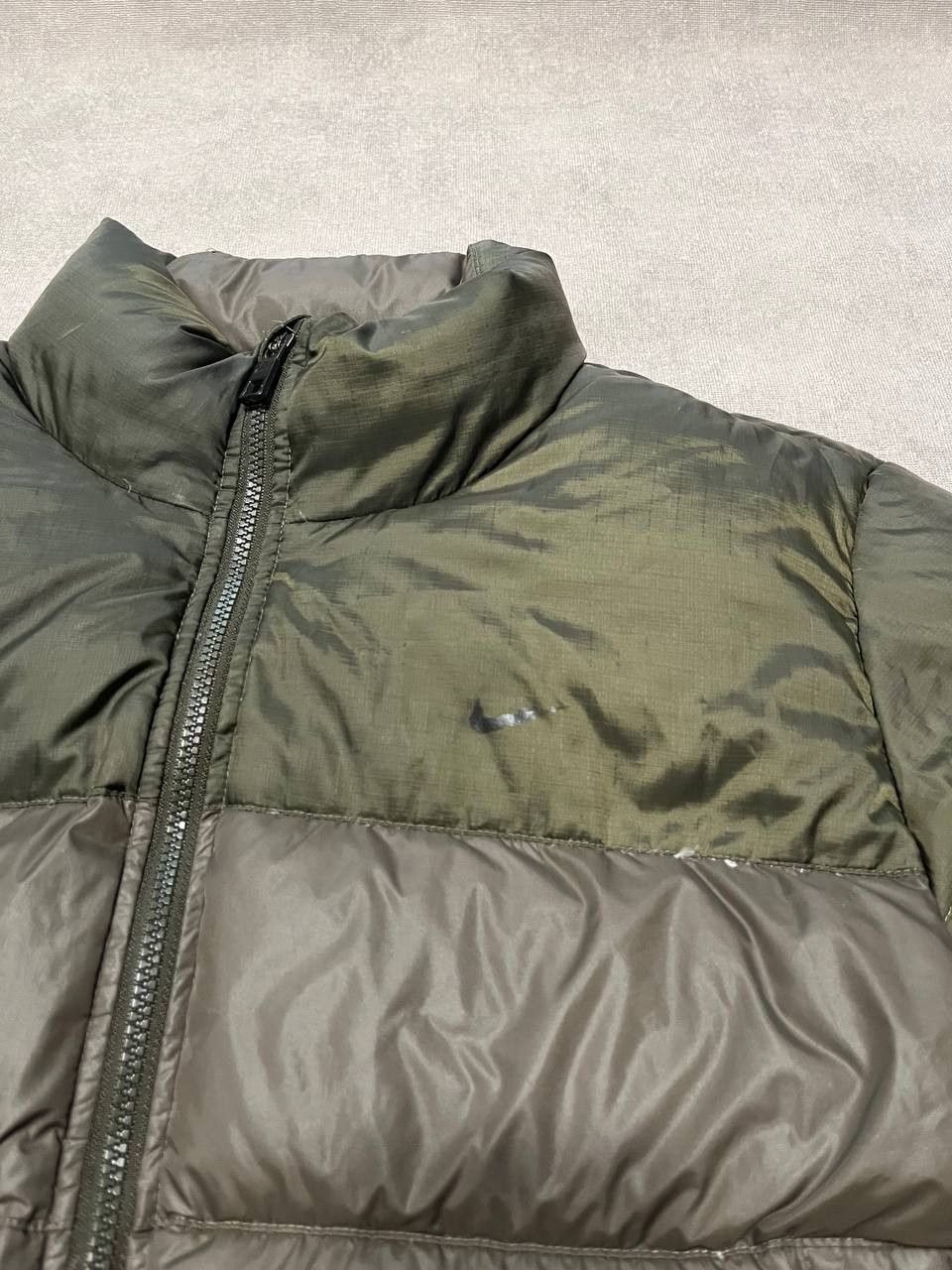 Nike Vintage Nike Puffer Jacket 00s Down Swoosh Men Size L Green Size US L / EU 52-54 / 3 - 7 Thumbnail