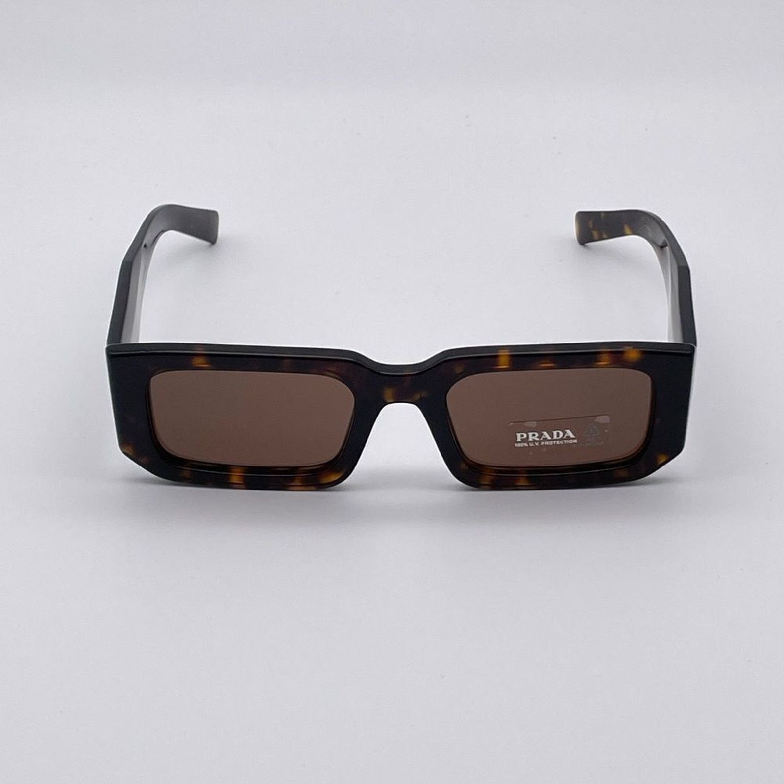Prada NEW PRADA PR06YS 2AU8C1 Tortoise/ Dark Brown Unisex Size ONE SIZE - 4 Thumbnail