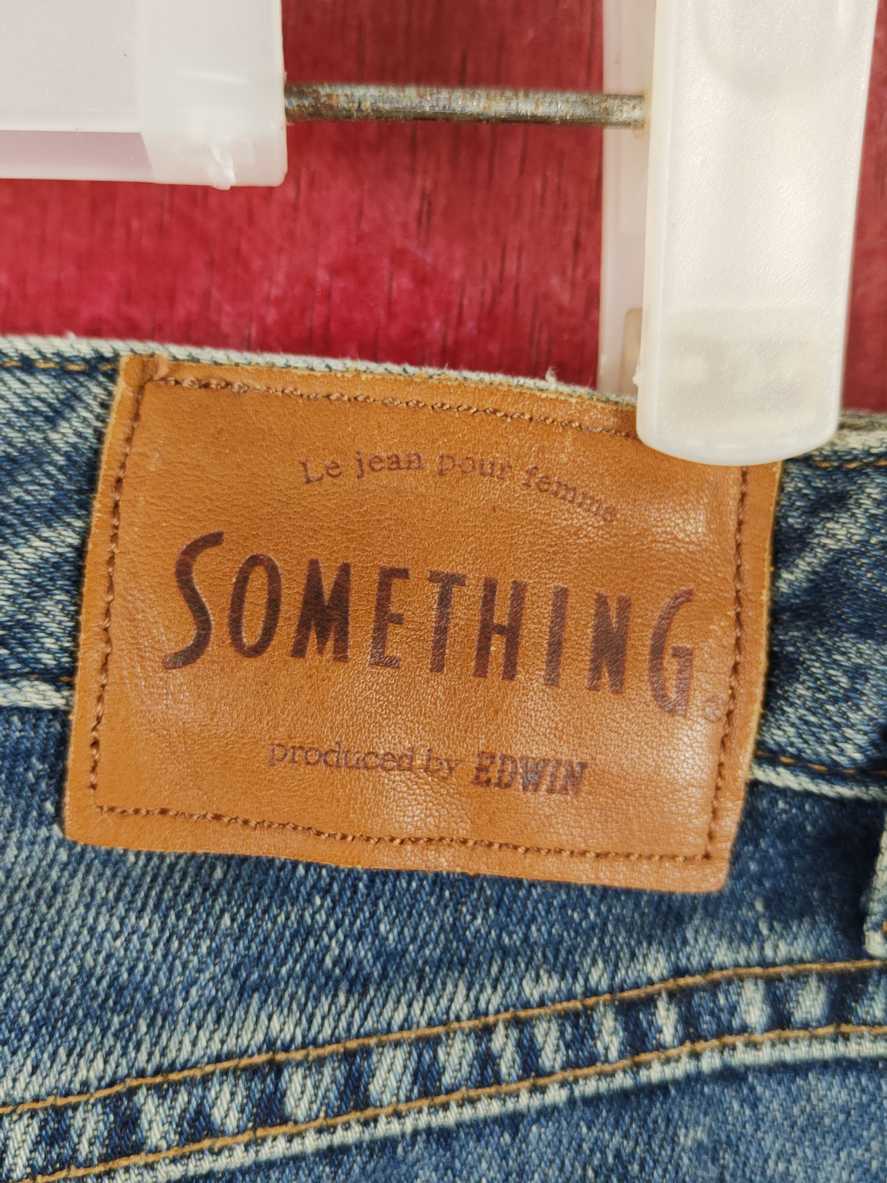 Edwin Something-Edwin Blue Faded Distressed Ripped Jeans #S2250 Size US 32 / EU 48 - 8 Thumbnail