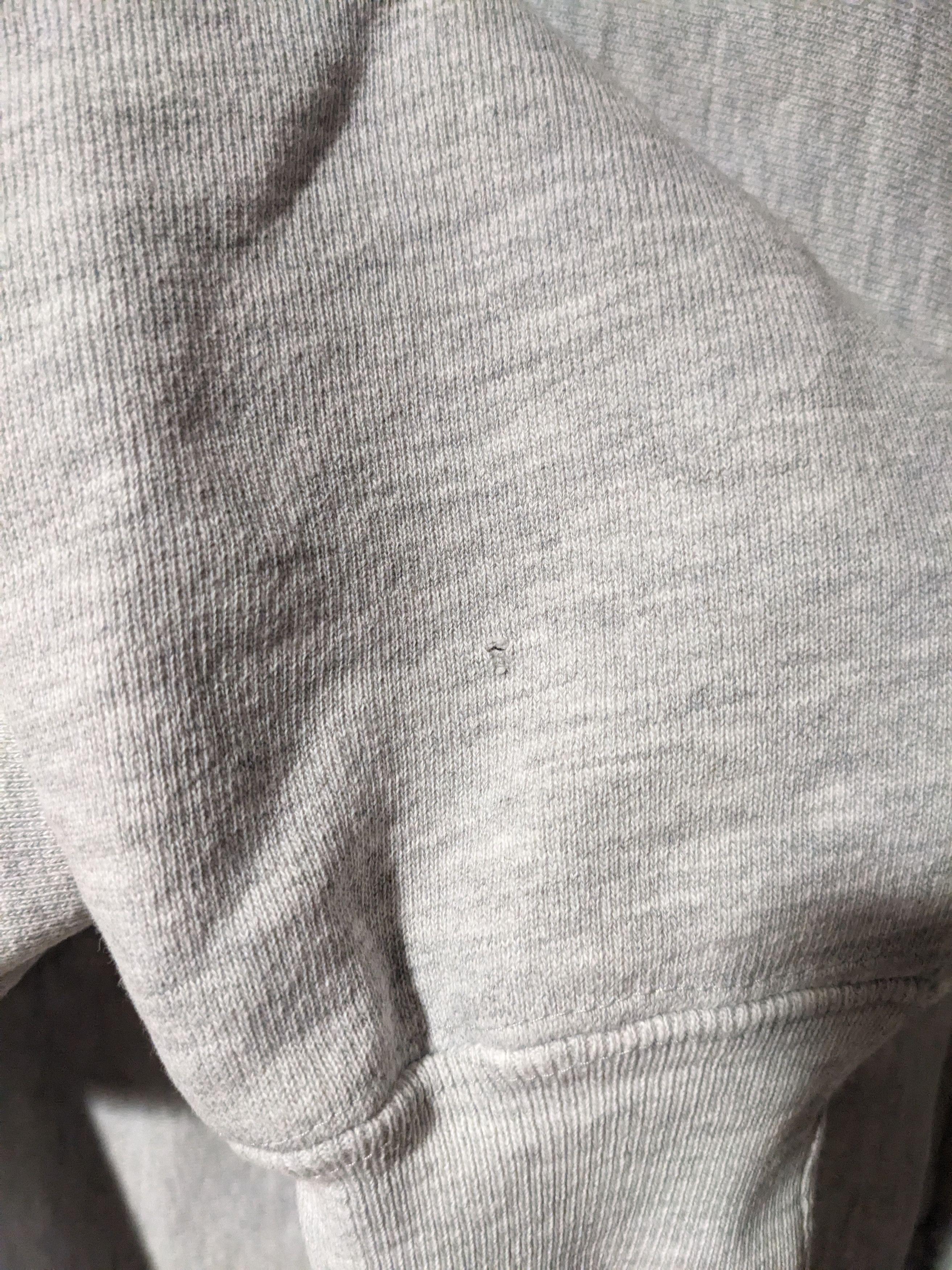 Champion × Vintage Vintage 90s Champion Reverse Weave Blank Sweatshirt Size US XL / EU 56 / 4 - 4 Thumbnail