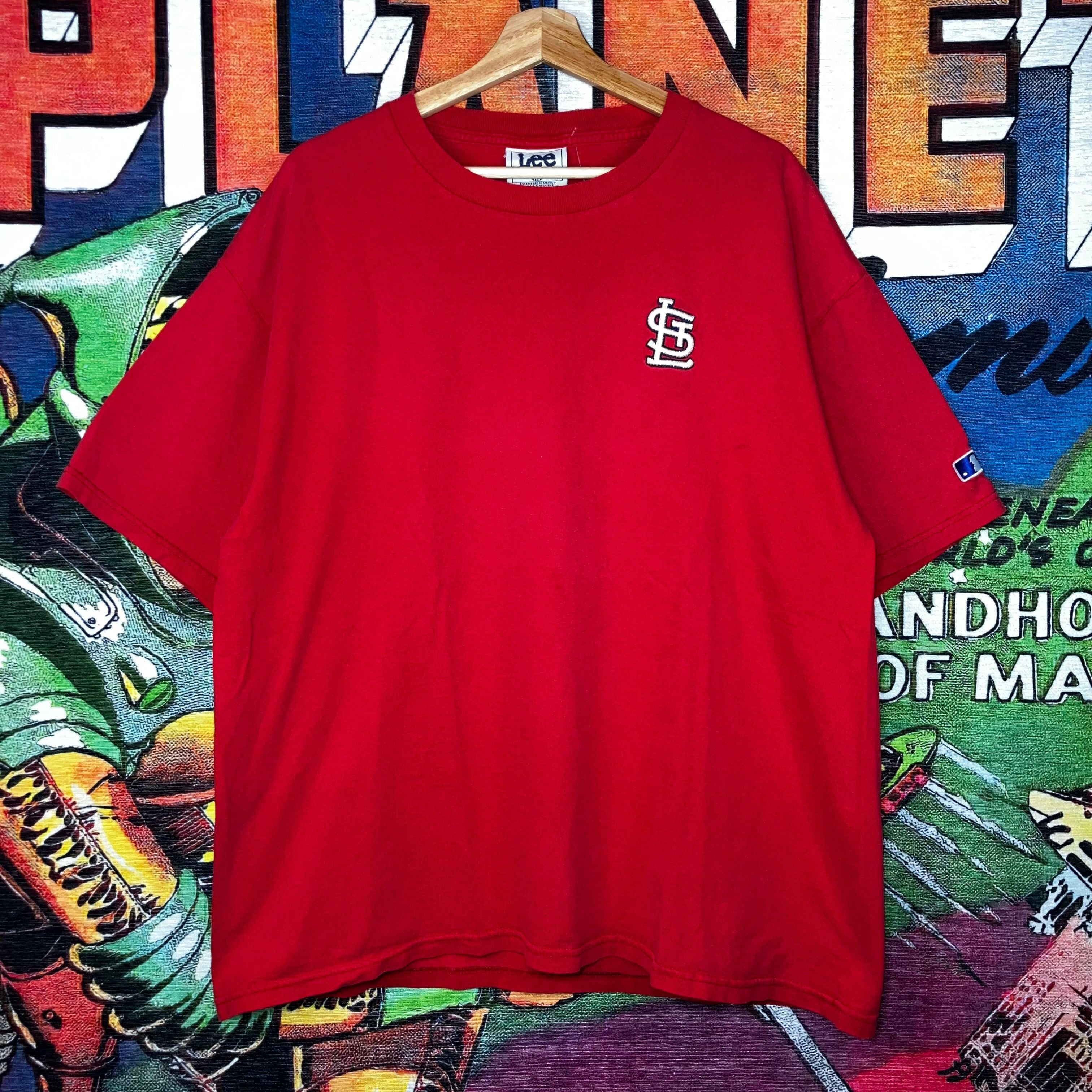 Vintage Vintage 90s St. Louis Cardinals MLB logo Tee Size XL Size US XL / EU 56 / 4 - 1 Thumbnail